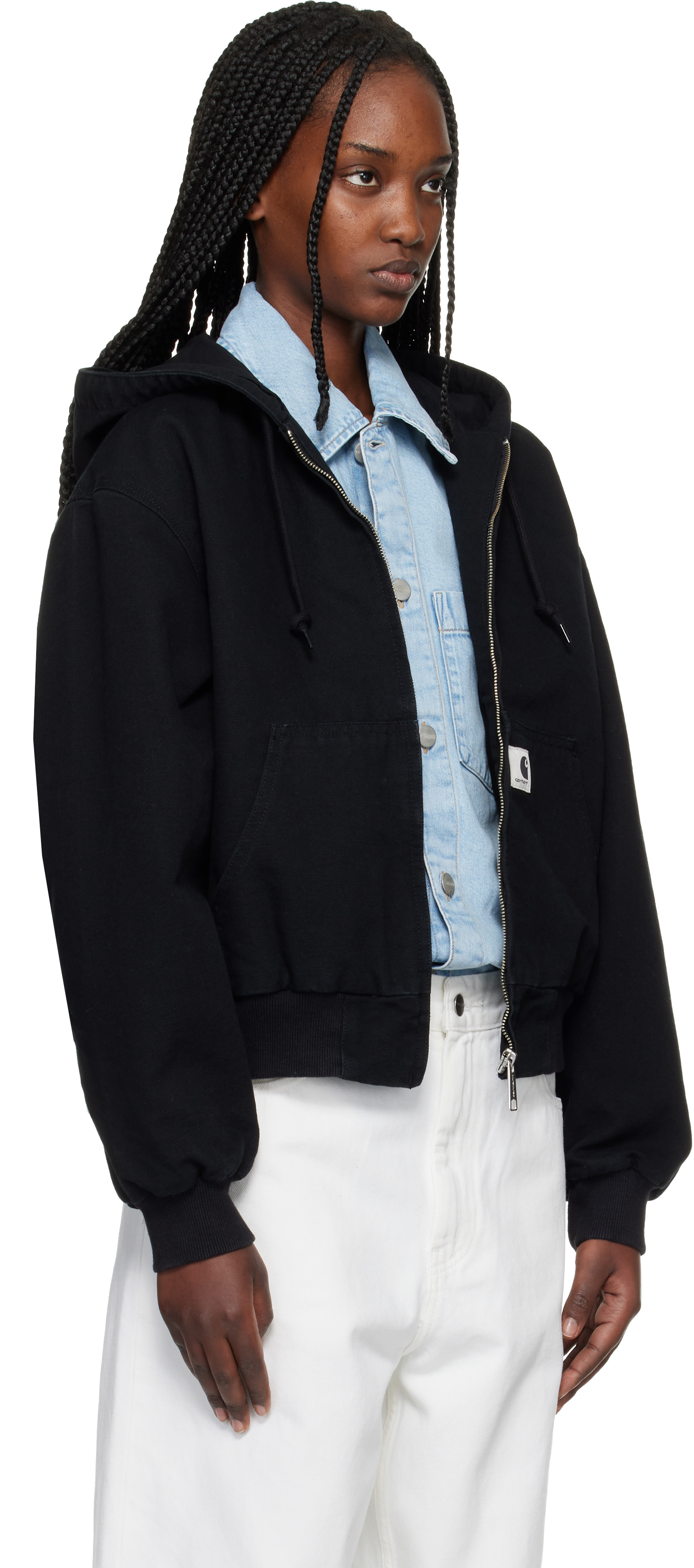 Carhartt Work In Progress - 블랙 OG 액티브 재킷