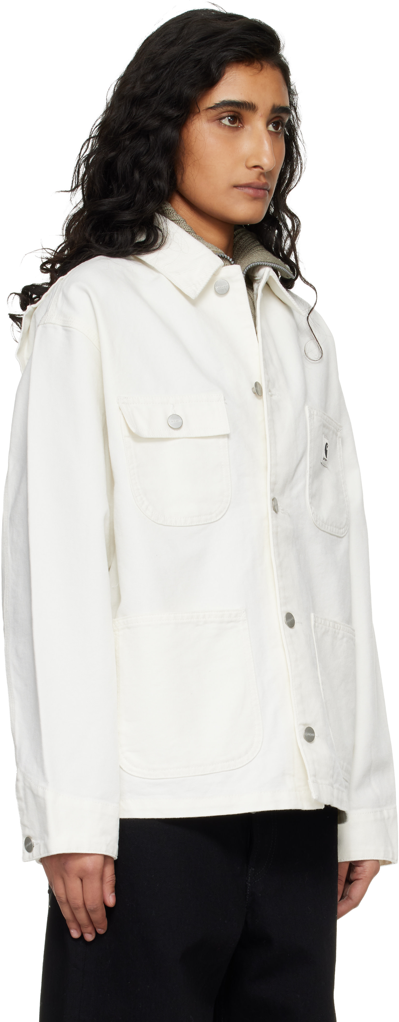 Carhartt Work In Progress - 오프 화이트 OG 미시간 재킷