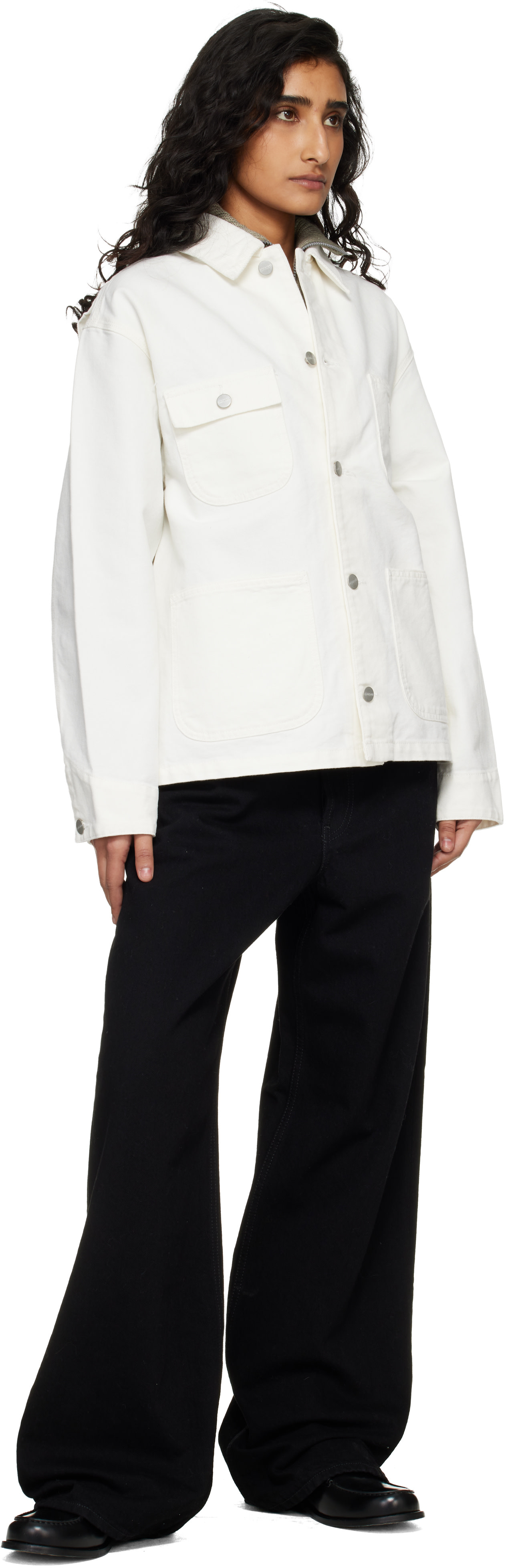 Carhartt Work In Progress - 오프 화이트 OG 미시간 재킷