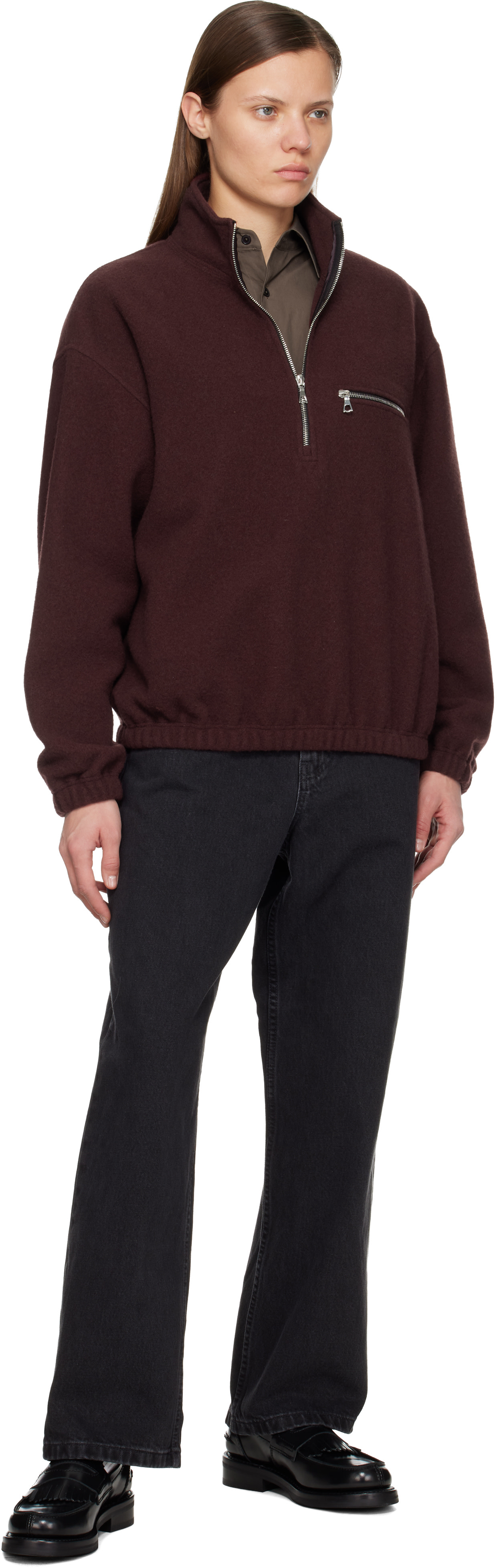 Carhartt Work In Progress - 블랙 브랜든 데님 진