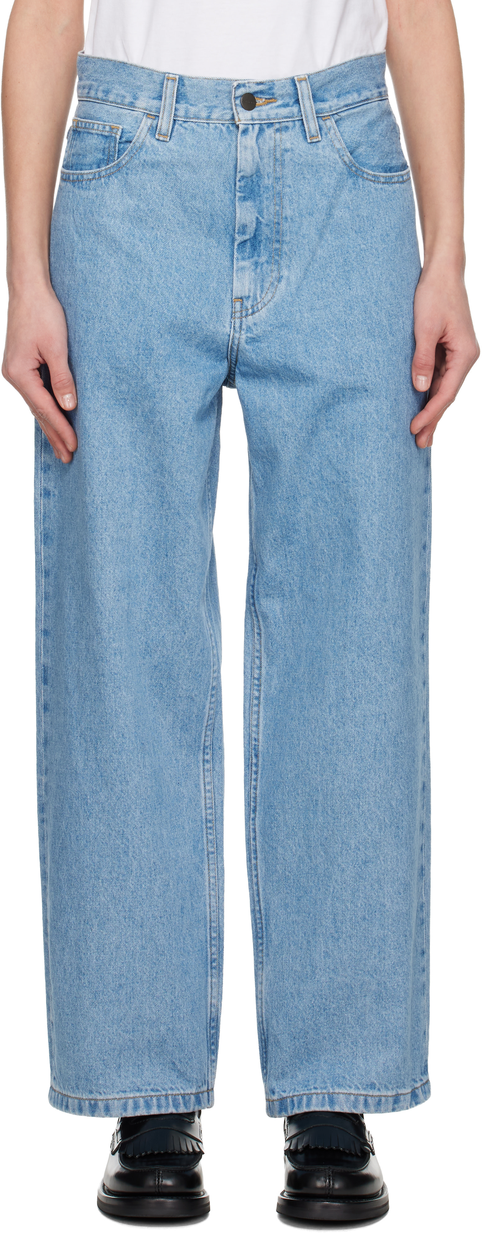 Carhartt Work In Progress - 블루 브랜든 데님 진