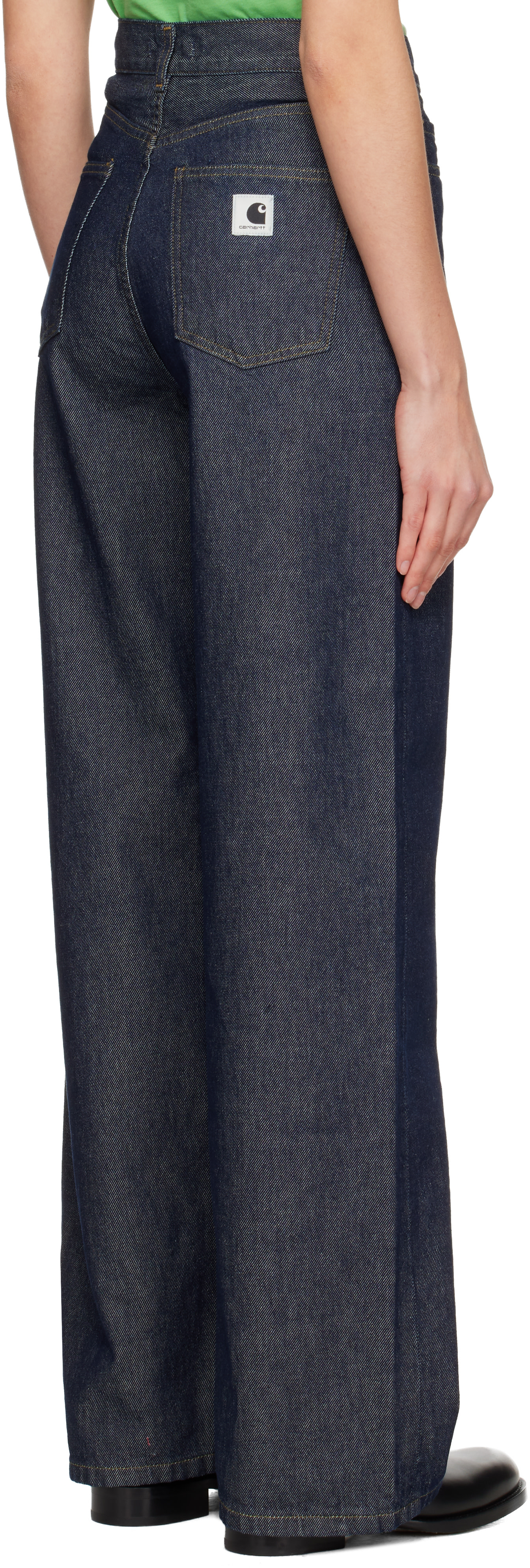 Carhartt Work In Progress: Blue Denim Jane Jeans | SSENSE