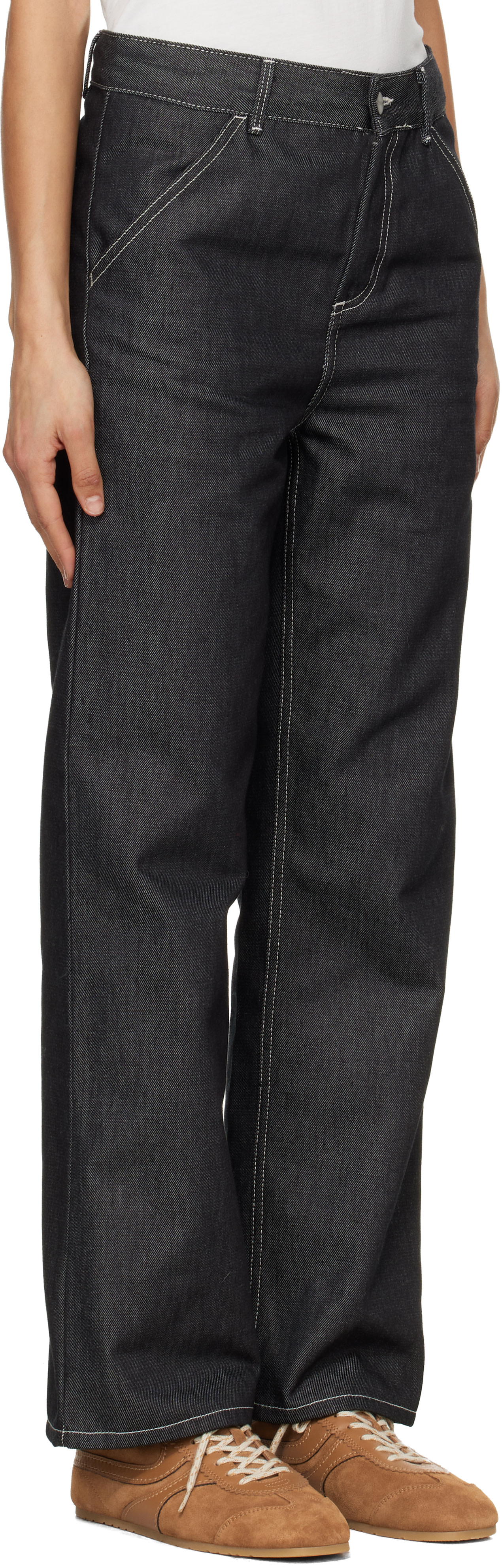 Carhartt Work In Progress - ブラック Simple ジーンズ