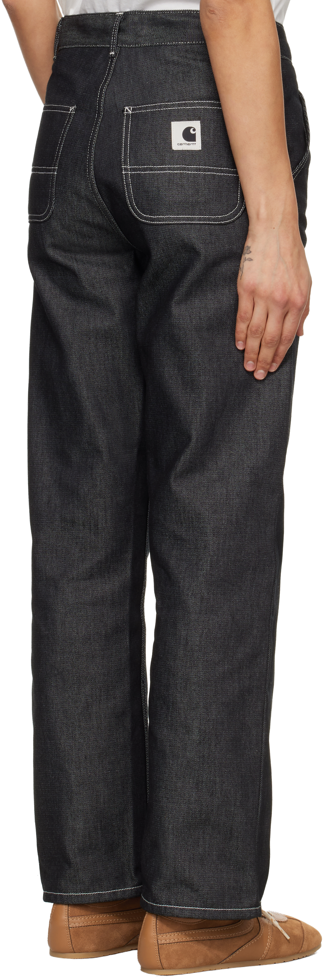 Carhartt Work In Progress - ブラック Simple ジーンズ