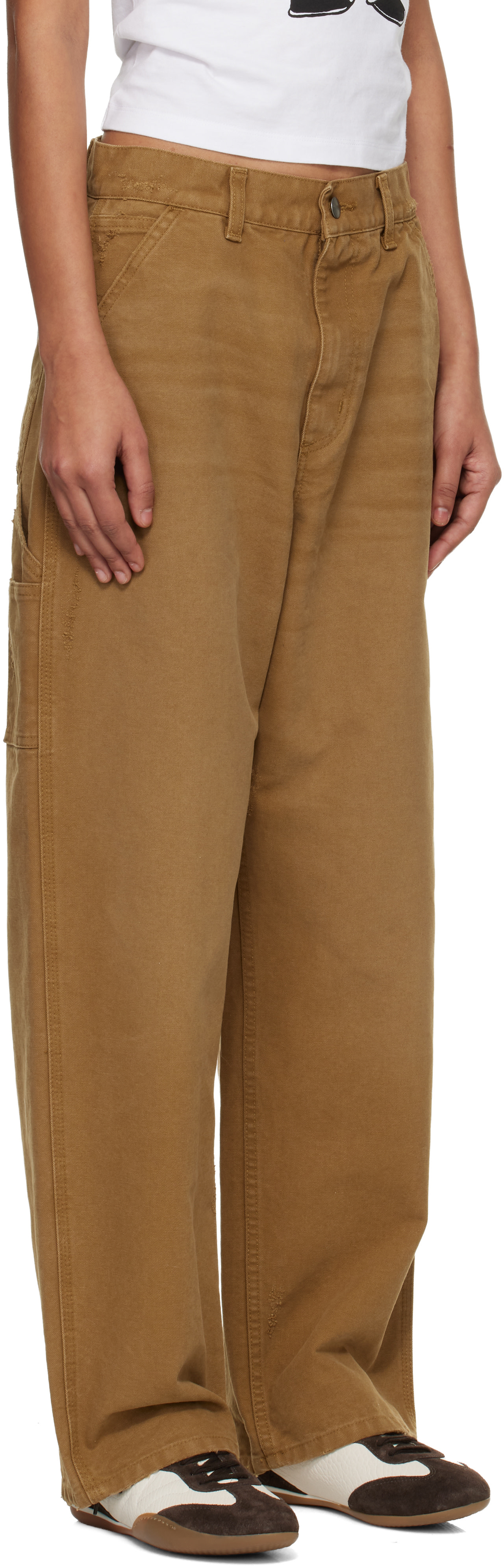 Carhartt Work In Progress - Jean de travail Brandon brun clair