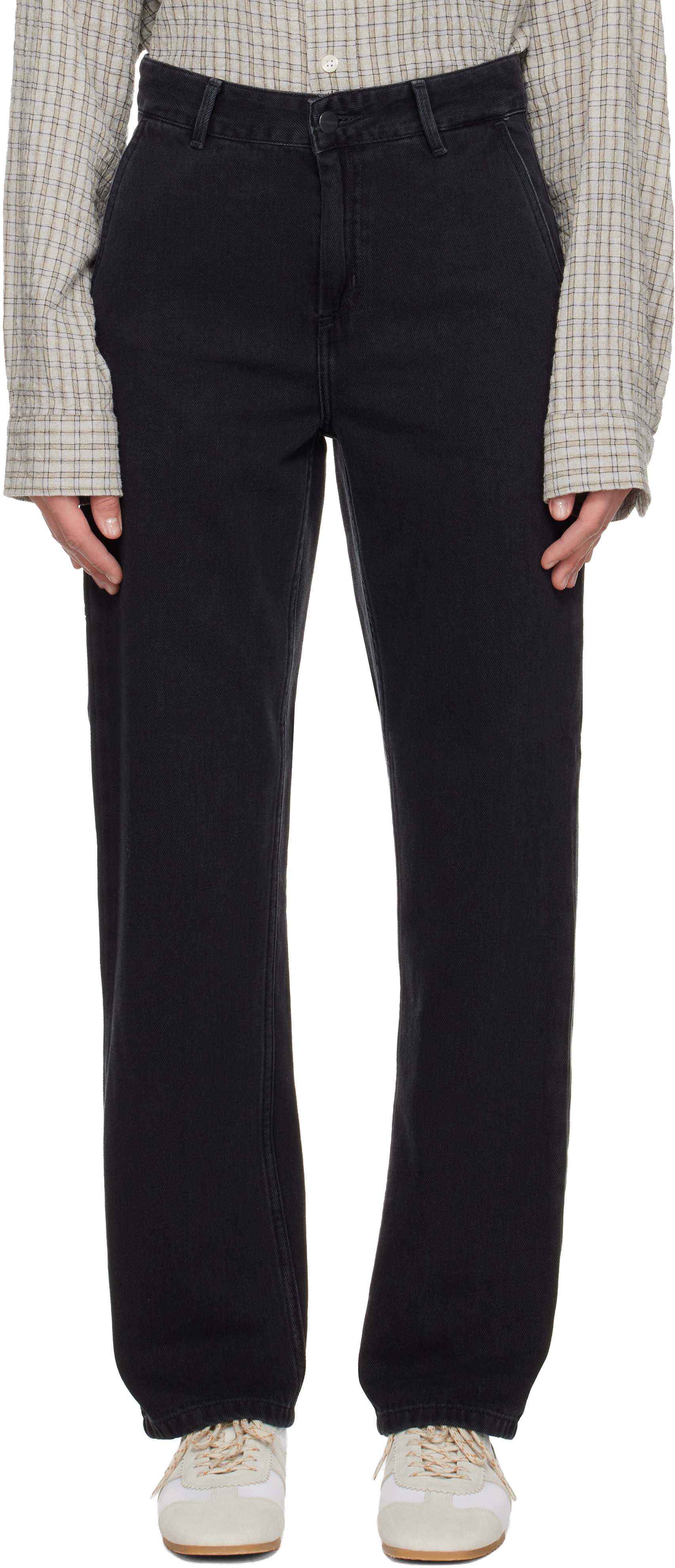 Carhartt Work In Progress - Jean droit Pierce noir