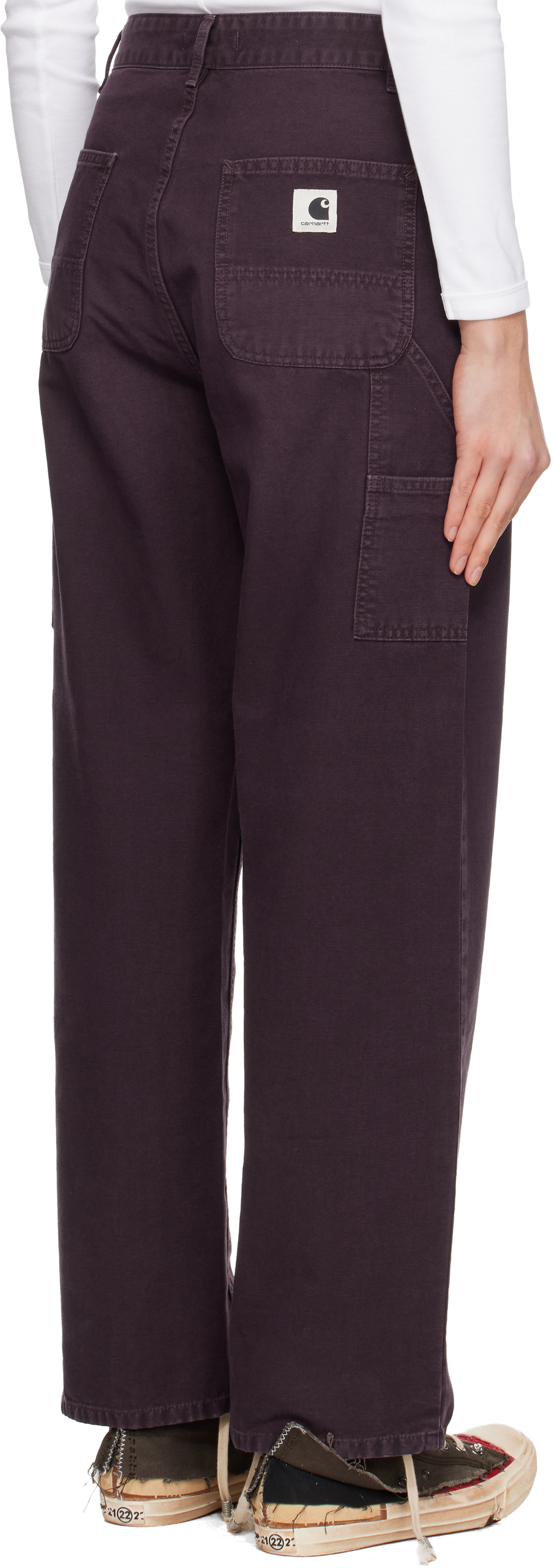 Carhartt Work In Progress - Pantalon Pierce bourgogne