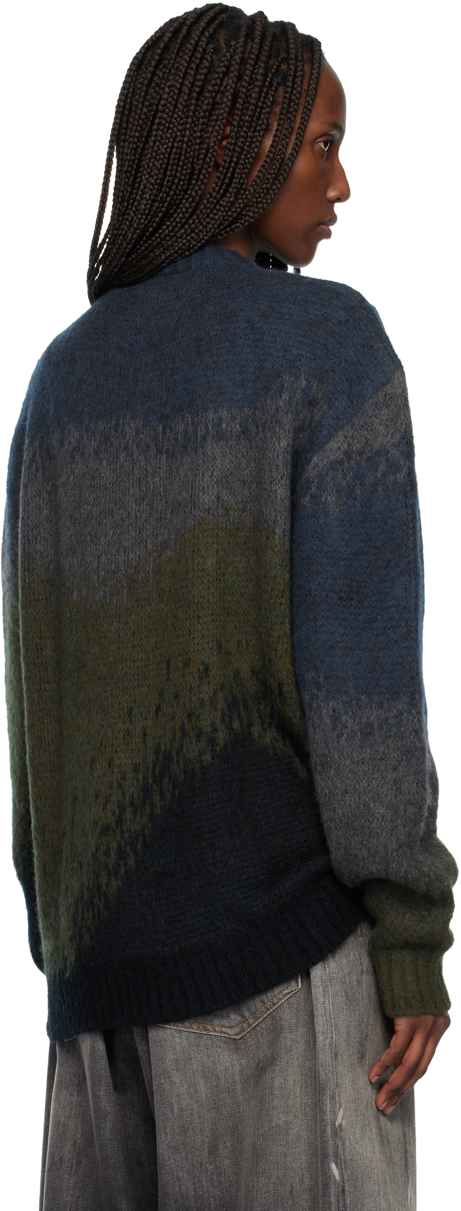 Carhartt Work In Progress - Pull Tinley bleu marine et vert