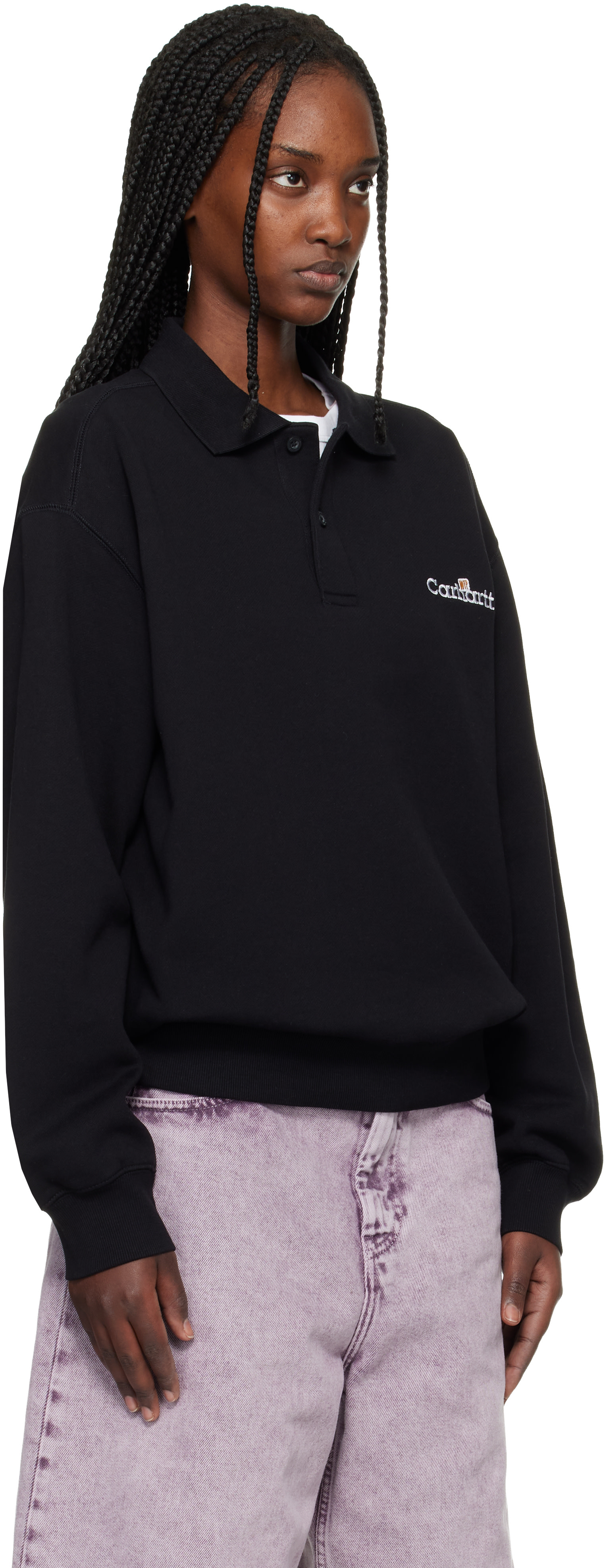 Carhartt Work In Progress - Polo noir à logo