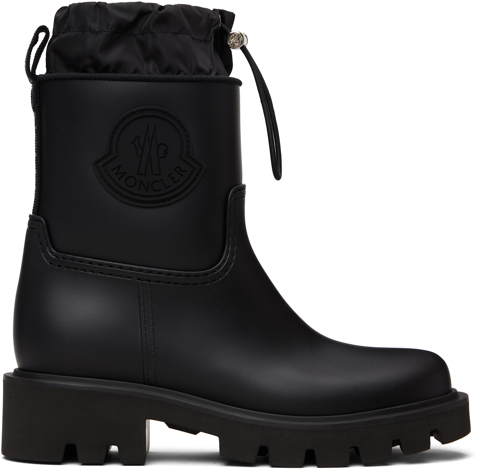 Moncler - Bottes de pluie Kickstream noires