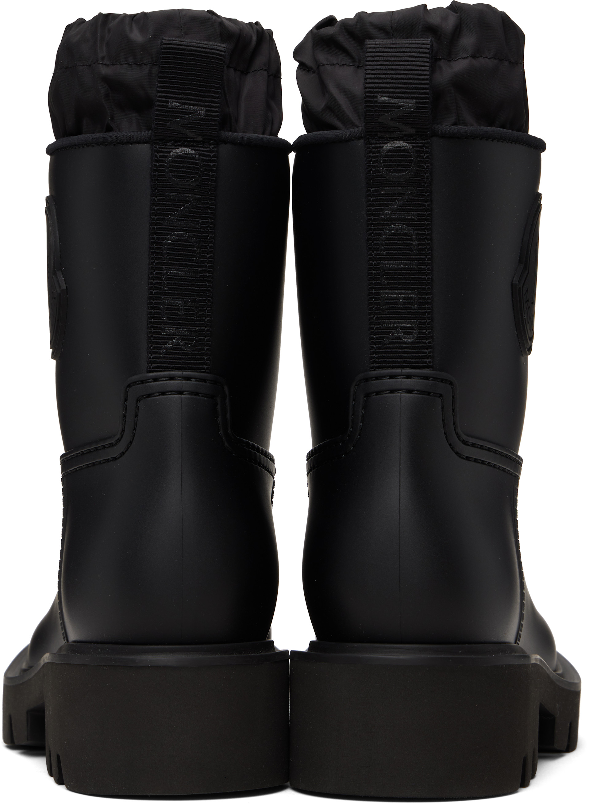Moncler - Bottes de pluie Kickstream noires