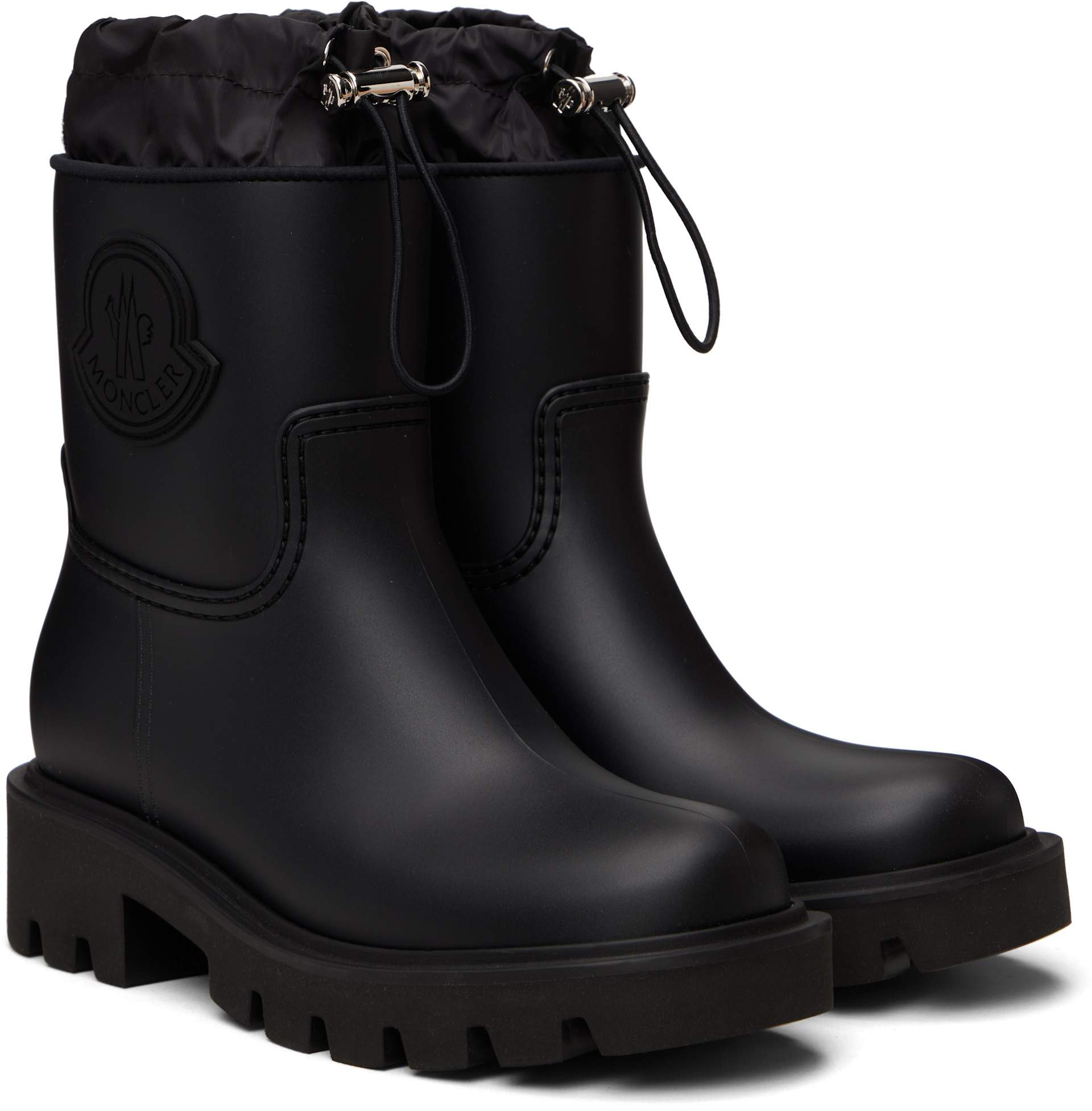 Moncler - Bottes de pluie Kickstream noires