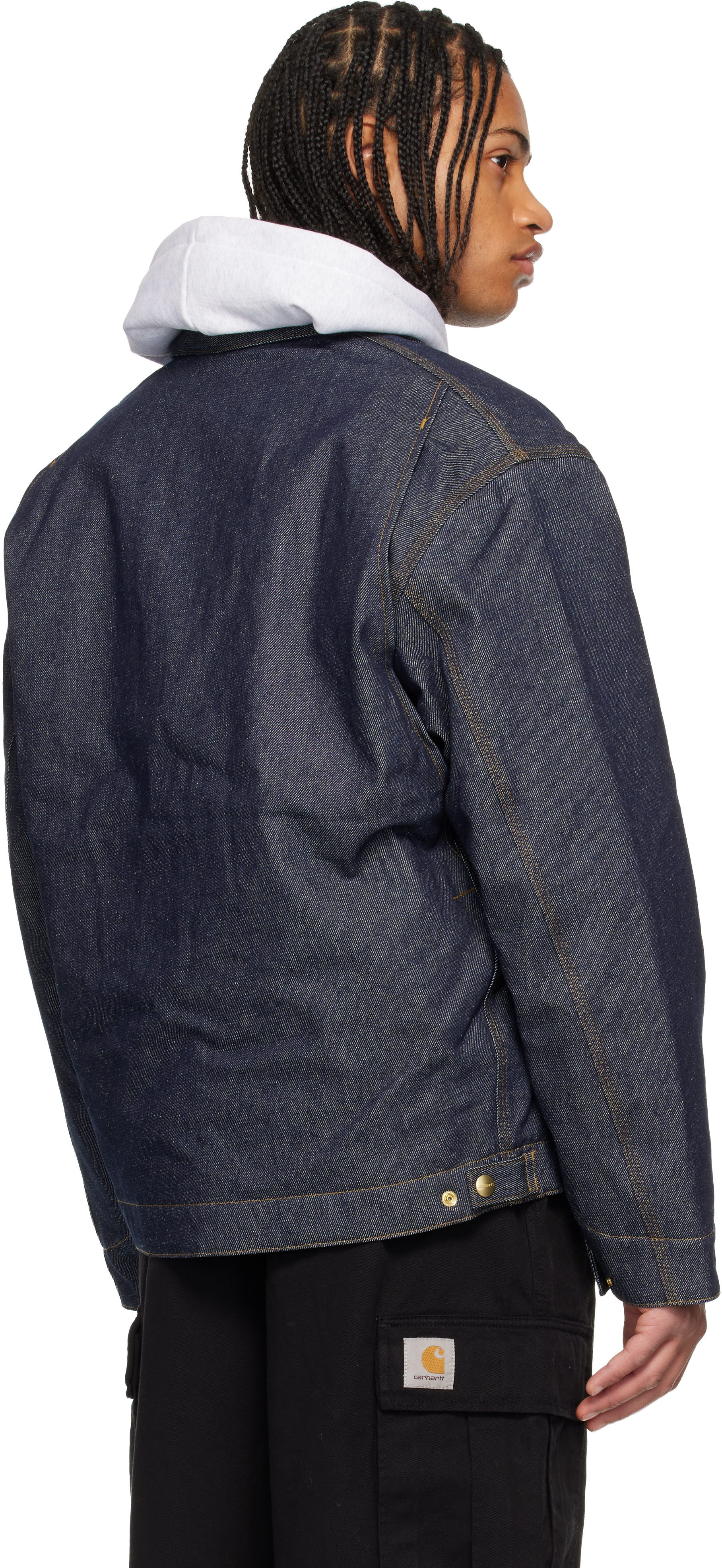 Carhartt Work In Progress: Blue OG Detroit Denim Jacket | SSENSE