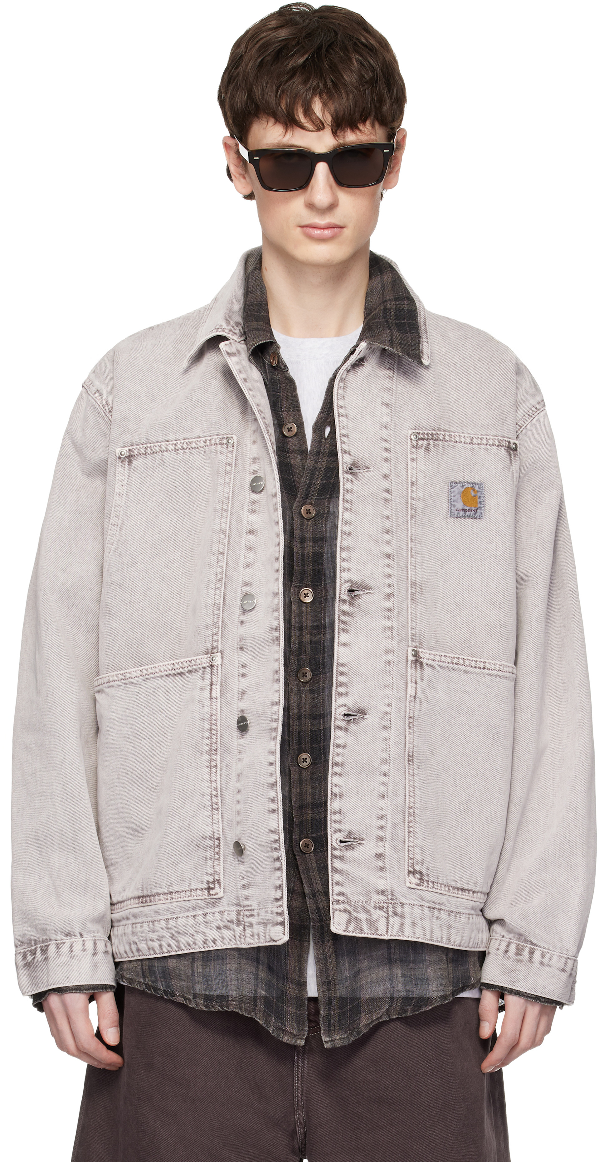 Carhartt Work In Progress - ピンク OG Double Front デニムジャケット