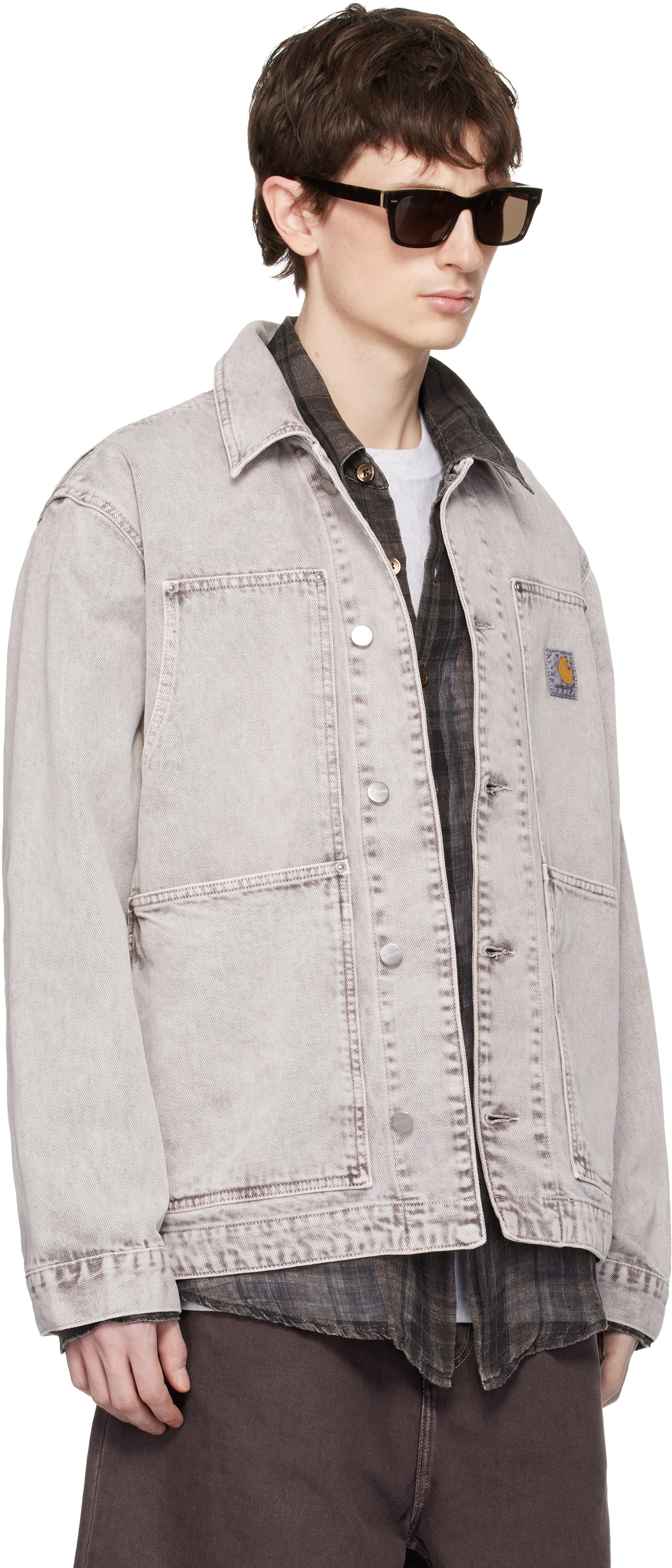 Carhartt Work In Progress - ピンク OG Double Front デニムジャケット