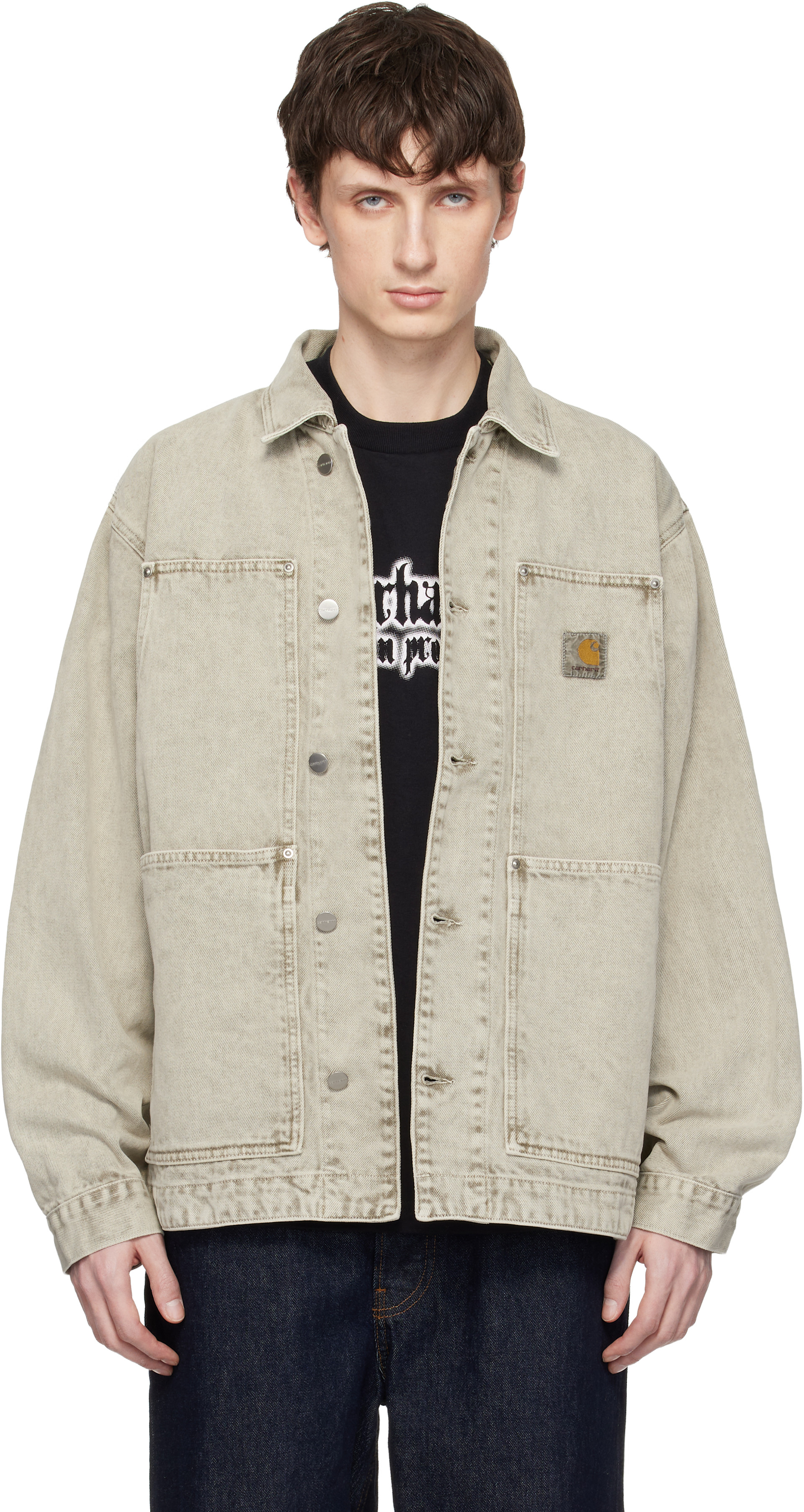 Carhartt Work In Progress - Khaki OG Double Front Denim Jacket