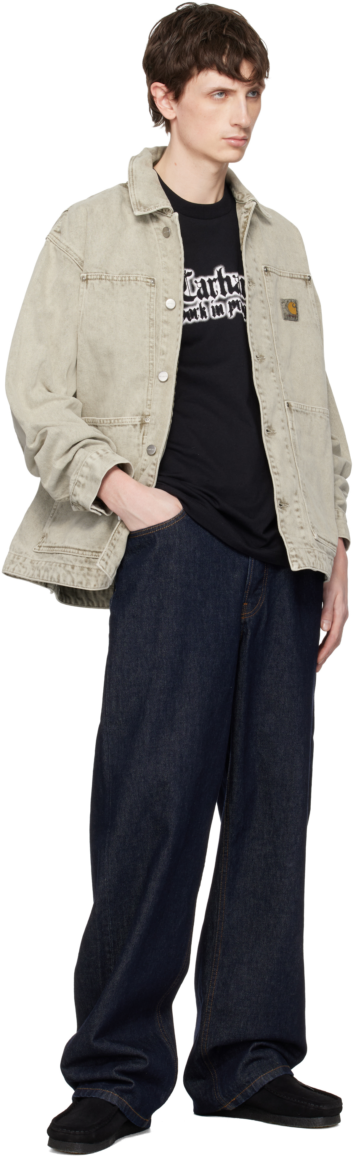Carhartt Work In Progress - Khaki OG Double Front Denim Jacket