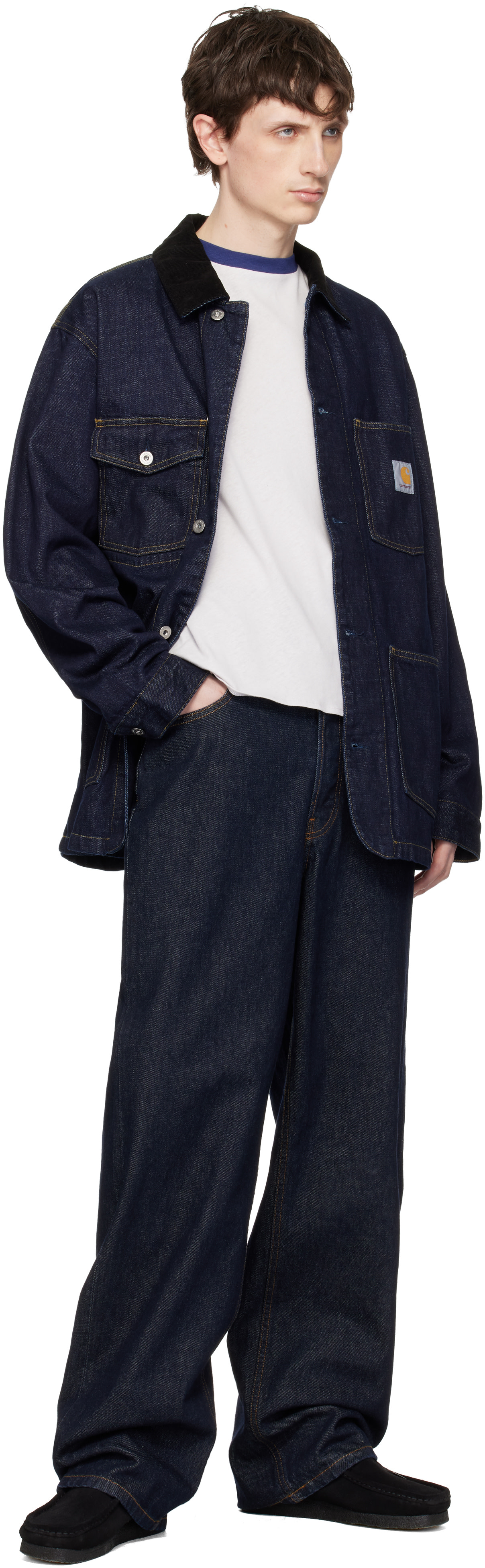 Carhartt Work In Progress - Blue Warren Denim Chore Coat