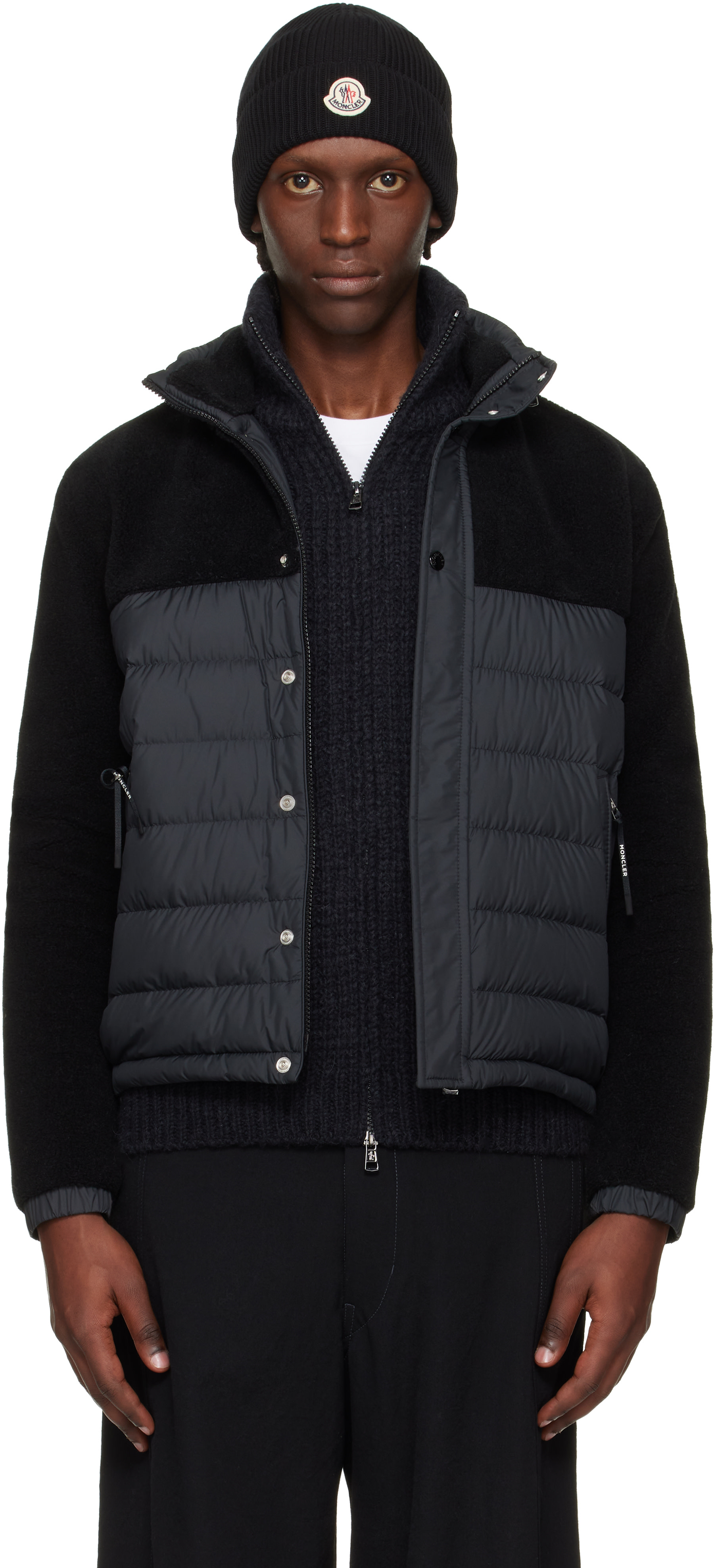 Moncler - 블랙 미스트랄 테디 쇼트 다운 재킷
