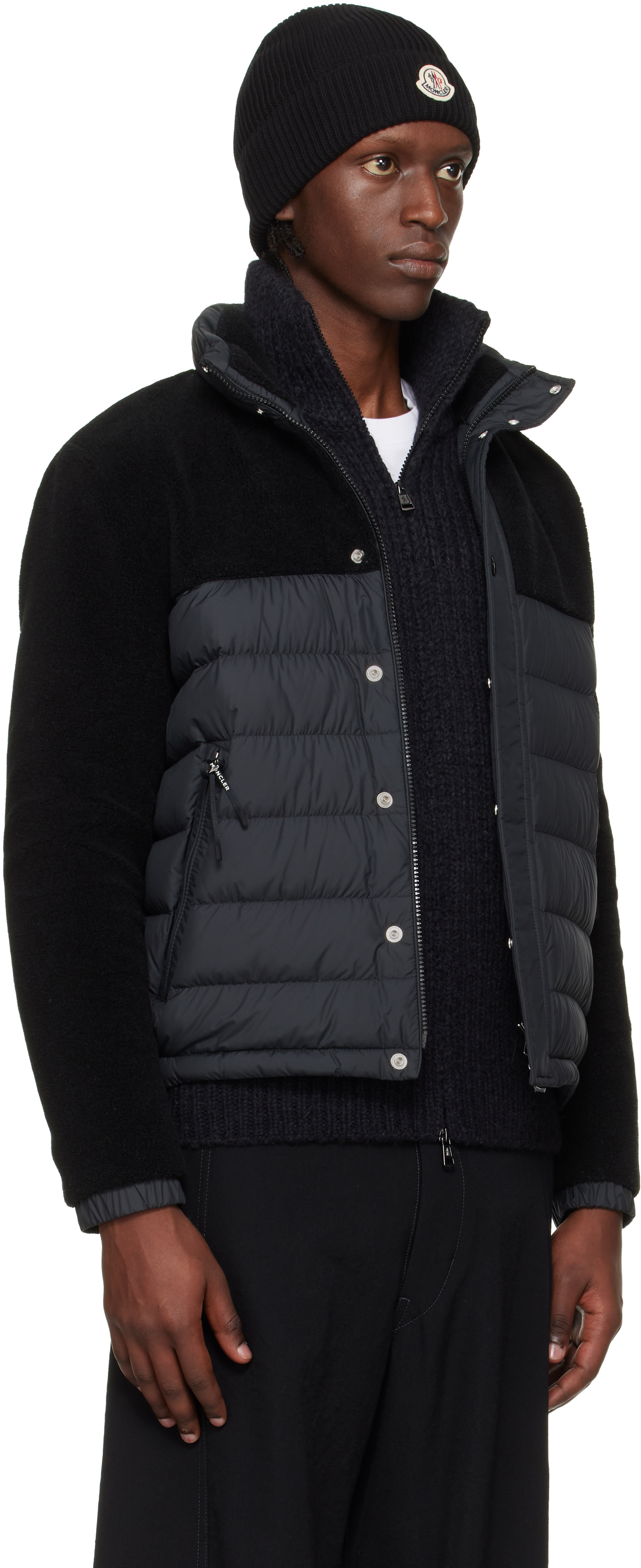 Moncler - 블랙 미스트랄 테디 쇼트 다운 재킷
