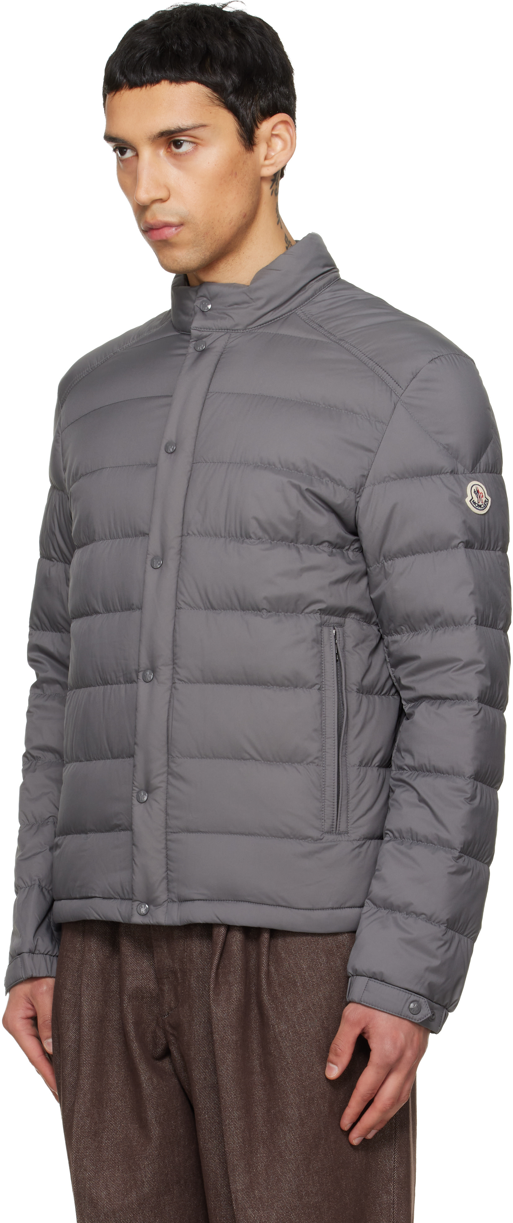 Moncler - Gray Selves Short Down Jacket