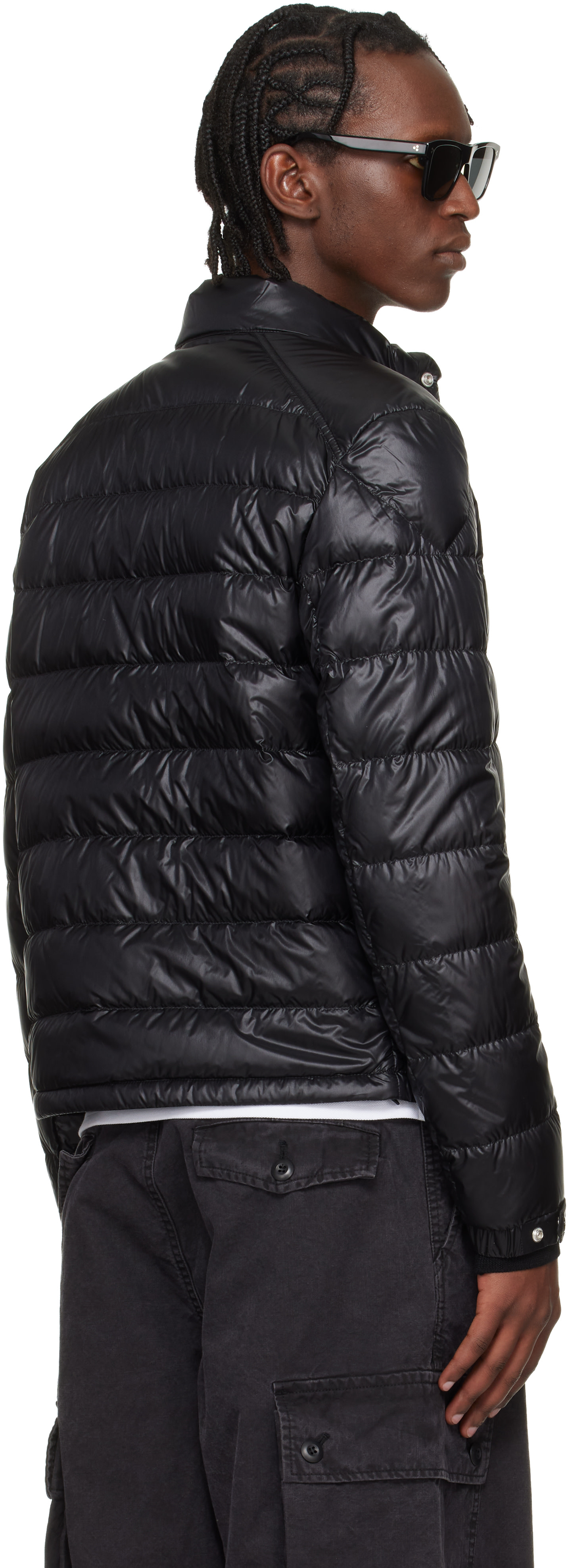 Moncler - 블랙 셀브스 쇼트 다운 재킷
