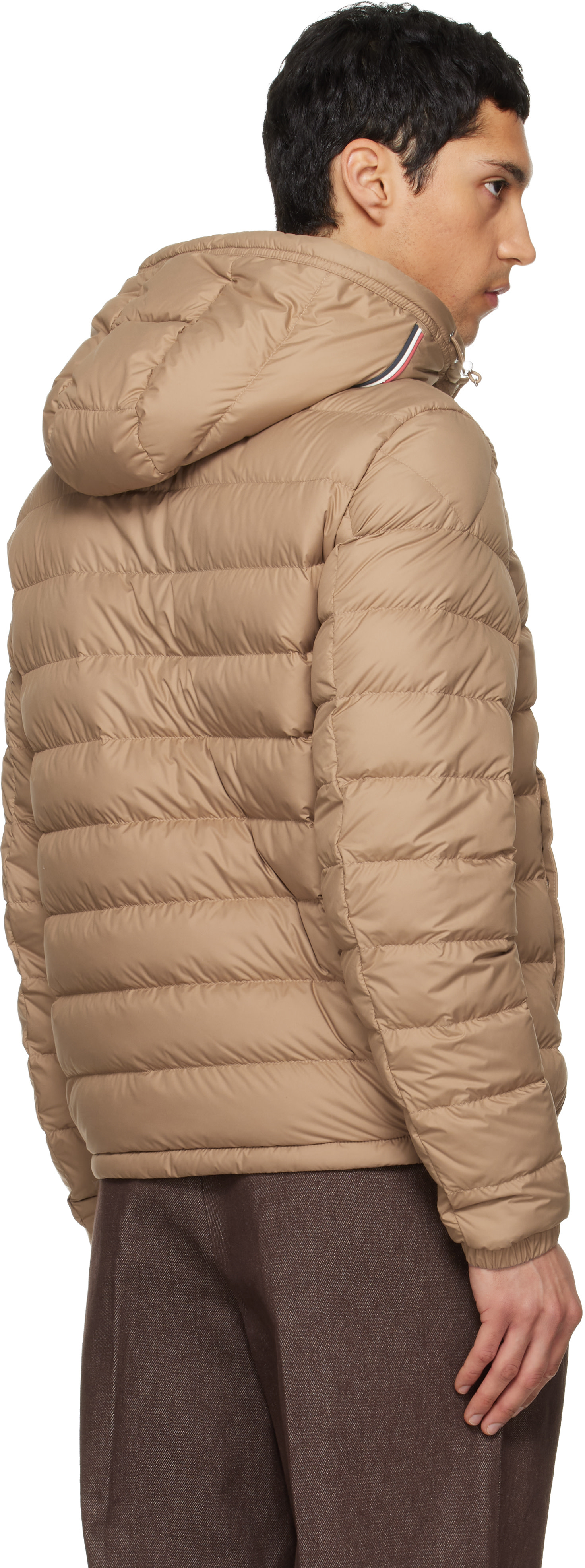 Moncler - Beige Vermeille Hooded Short Down Jacket