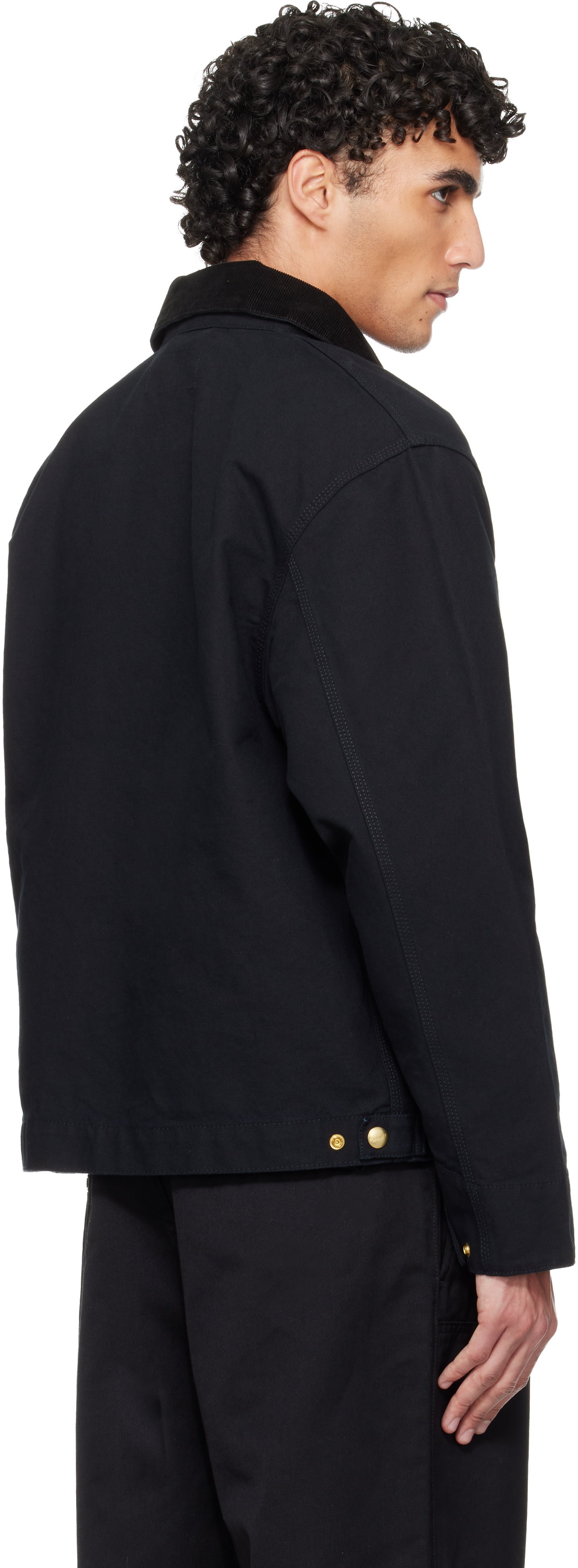 Carhartt Work In Progress: ブラック Detroit ジャケット | SSENSE 日本