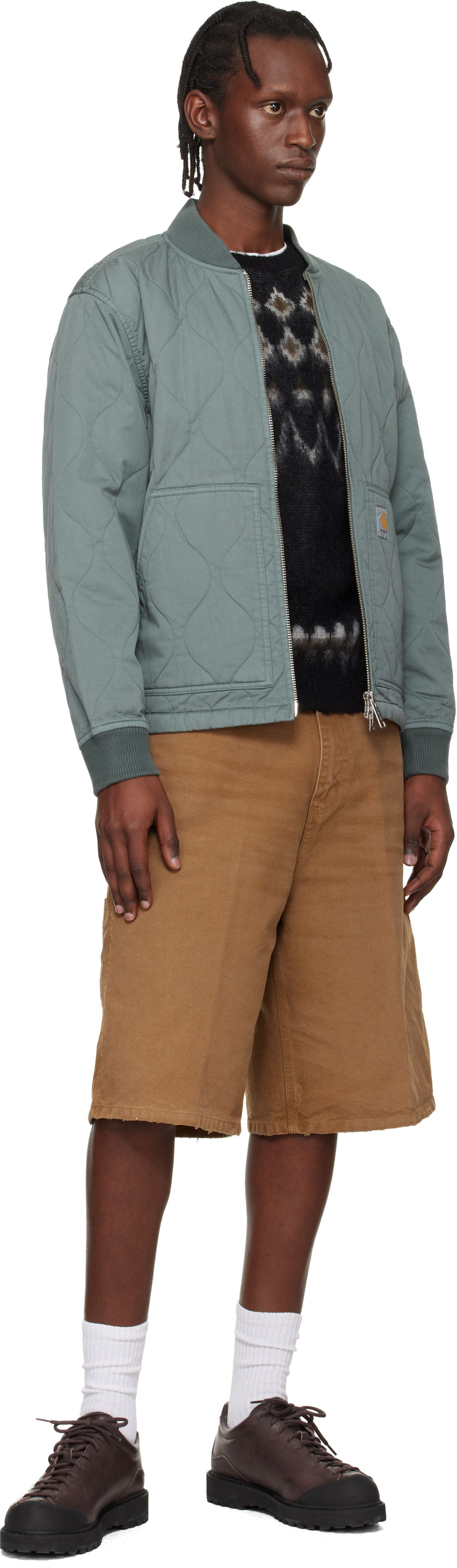 Carhartt Work In Progress - 그린 카일란 라이너 재킷