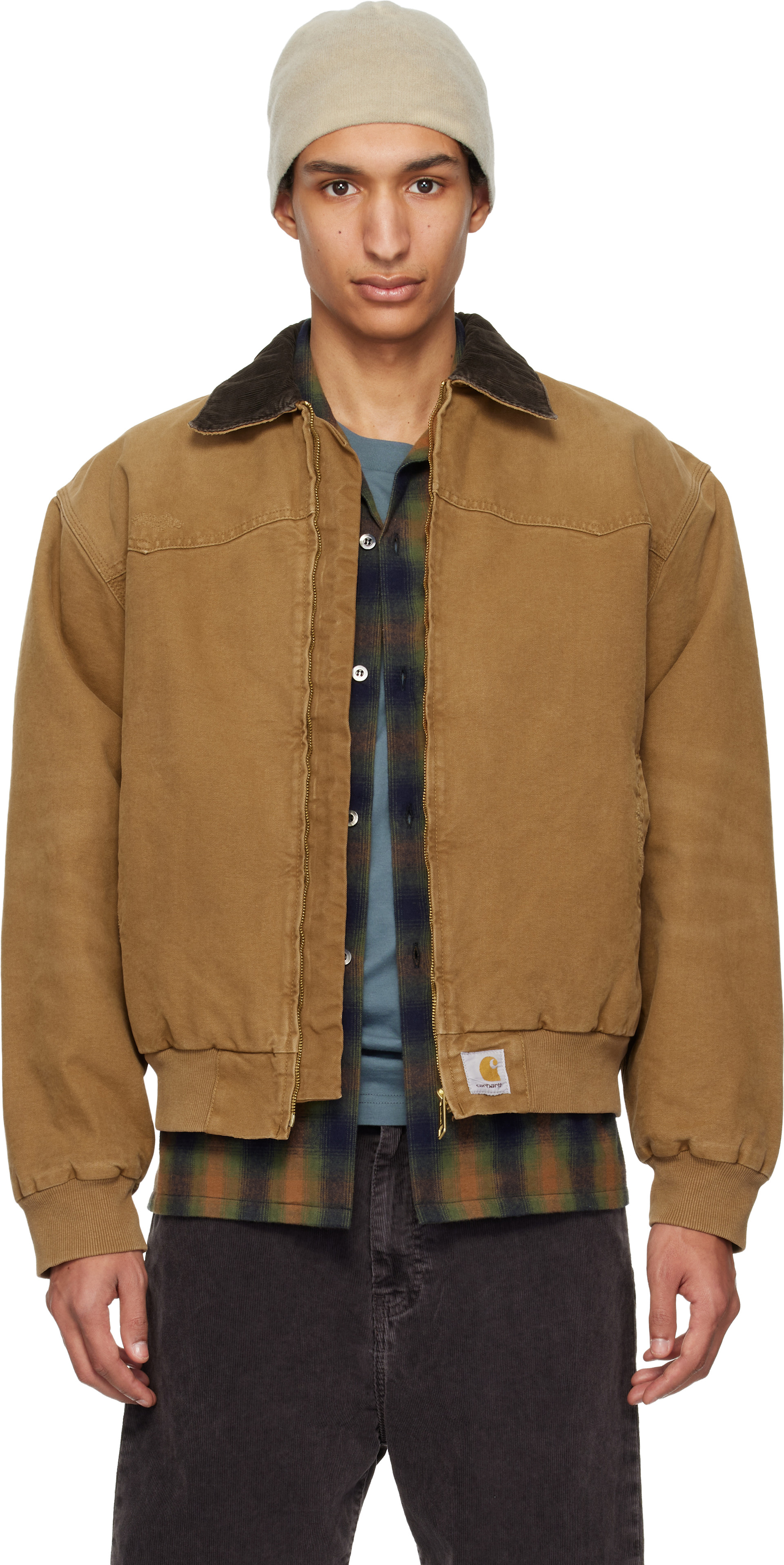 Carhartt Work In Progress: タン OG Santa Fe ジャケット | SSENSE 日本