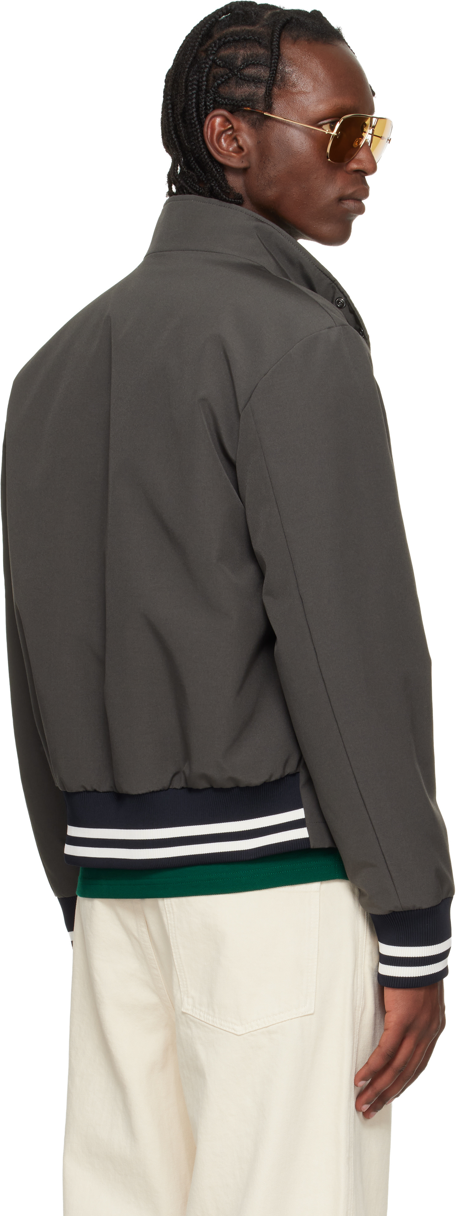Moncler - Gray Prieure Reversible Down Bomber Jacket