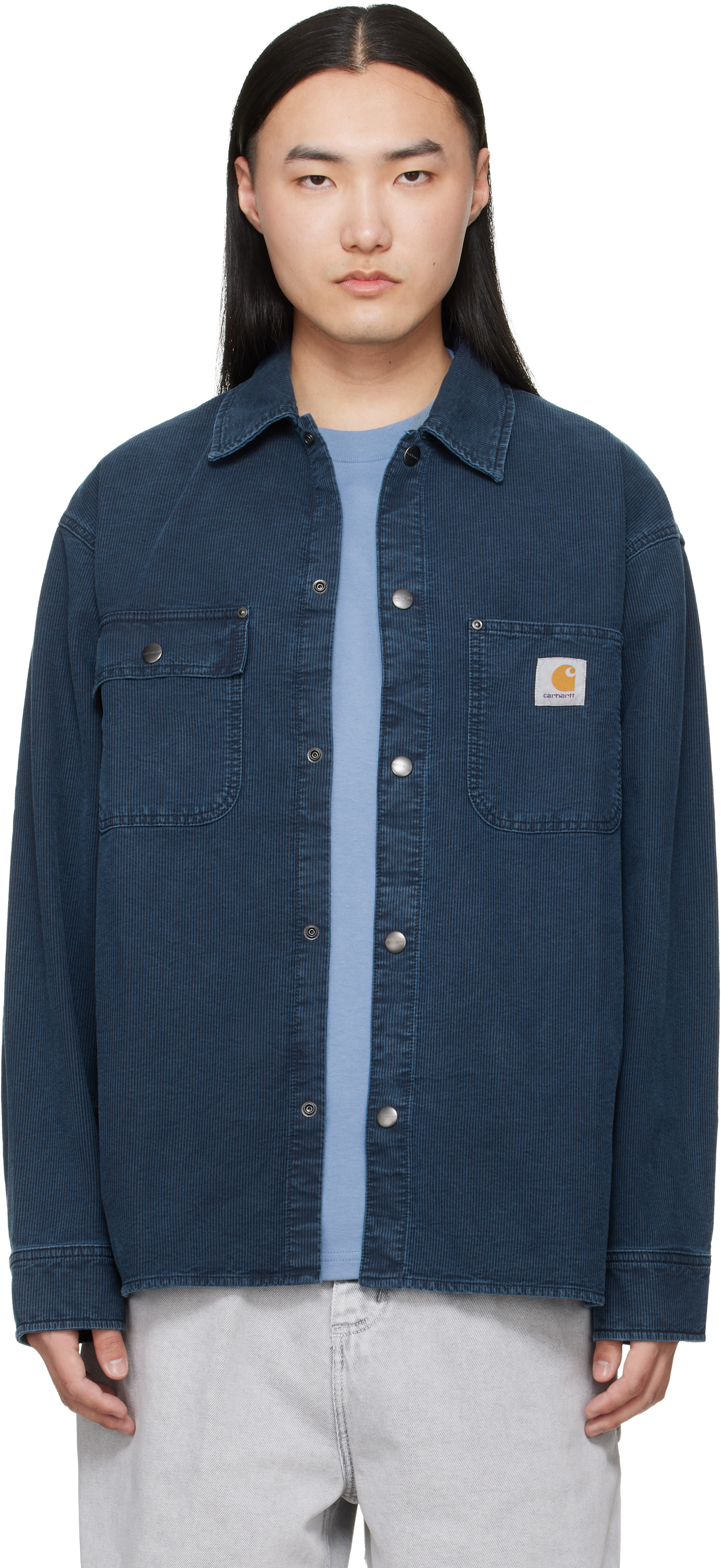 Carhartt Work In Progress - Blue Parrish Corduroy Overshirt