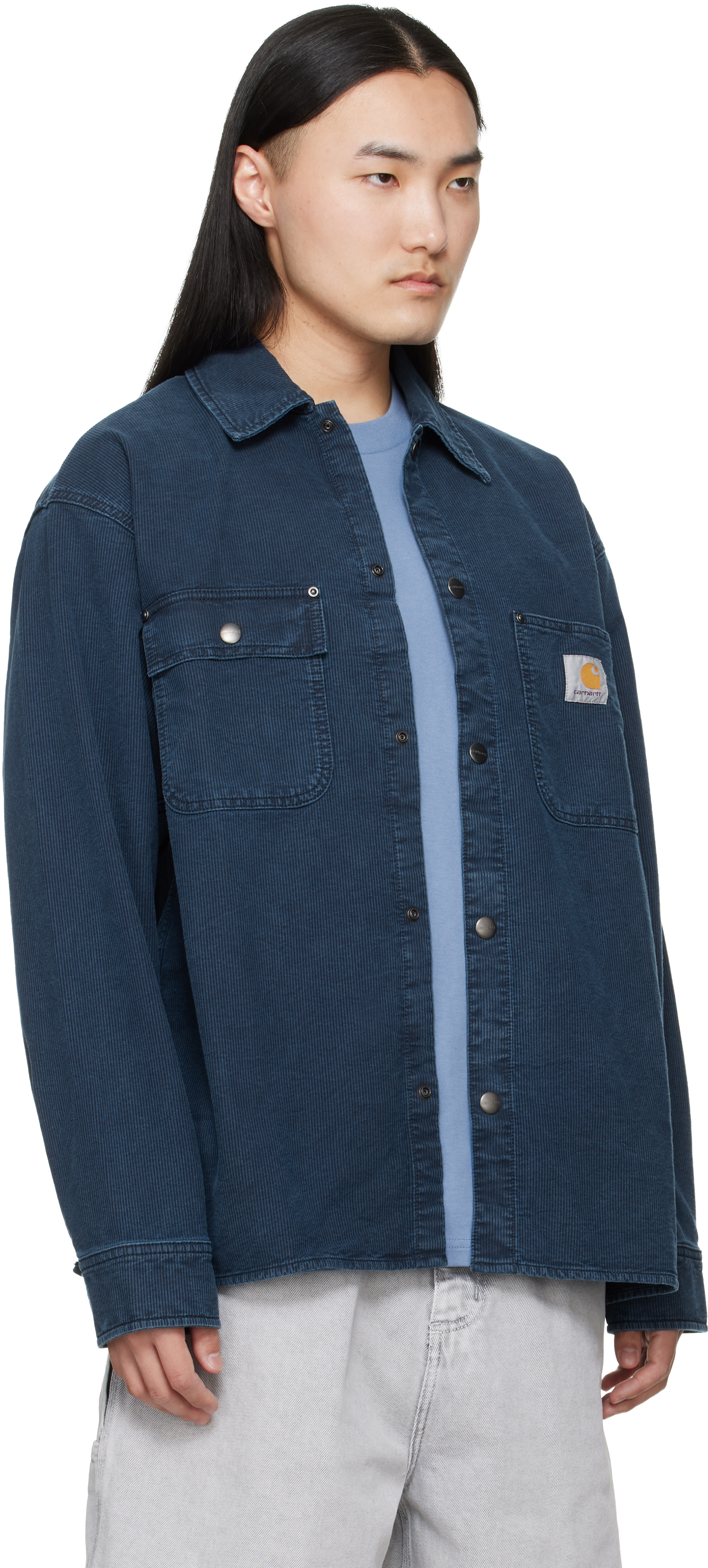 Carhartt Work In Progress - Blue Parrish Corduroy Overshirt