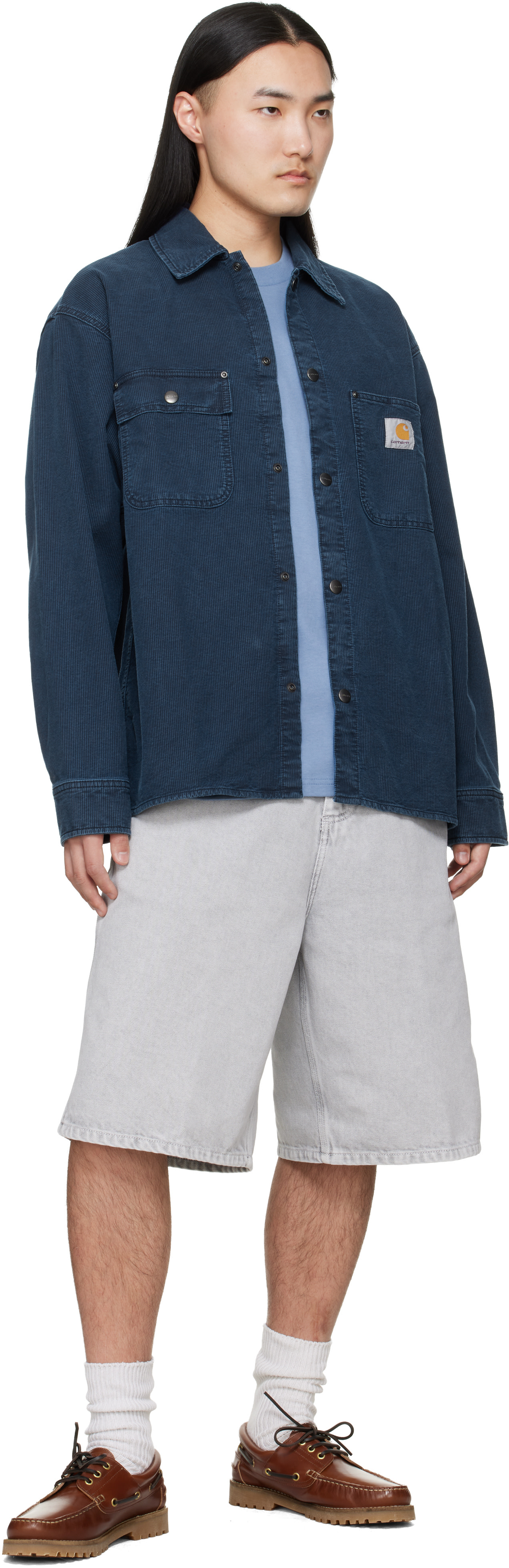 Carhartt Work In Progress - Blue Parrish Corduroy Overshirt