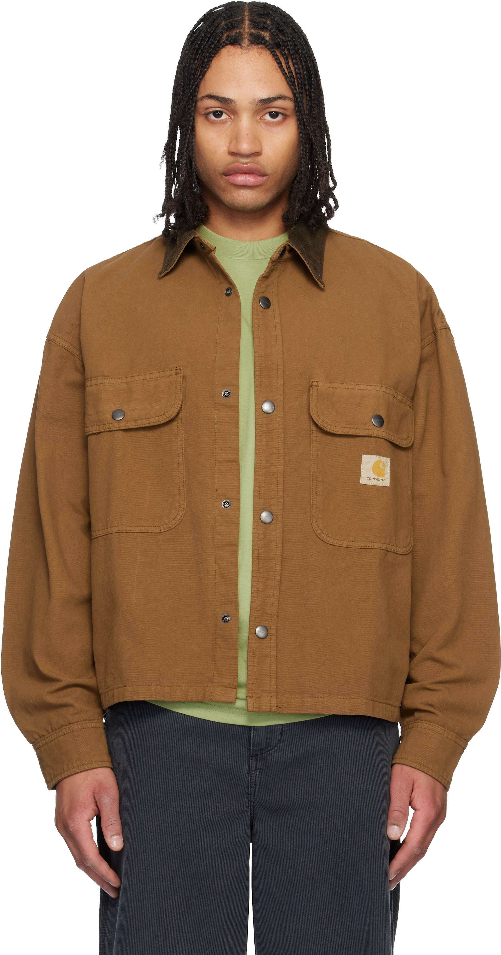 Carhartt Work In Progress - 탠 프레스콧 셔츠