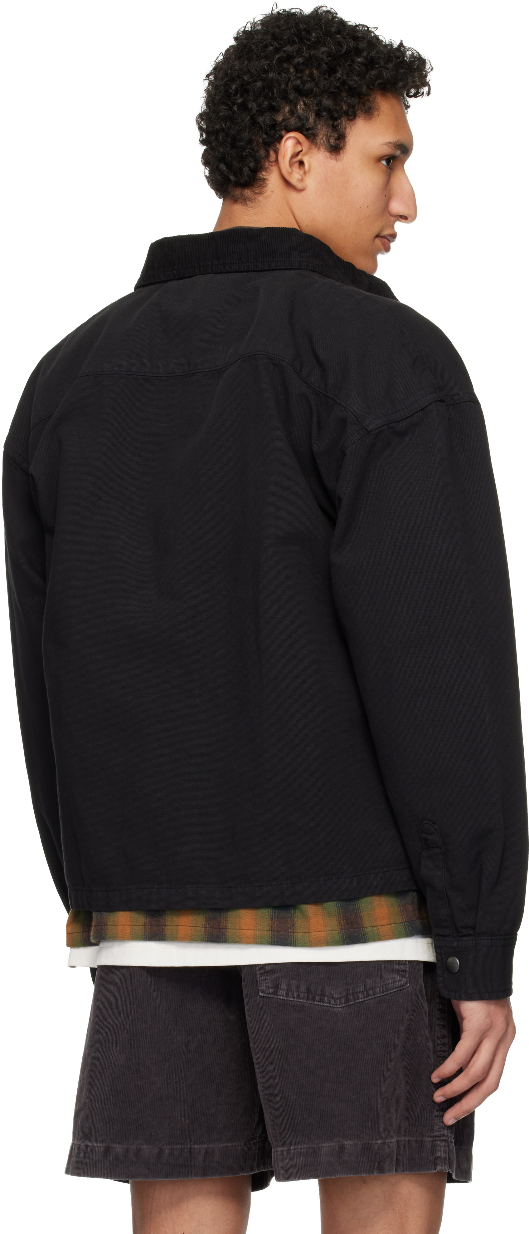 Carhartt Work In Progress - 블랙 프레스콧 셔츠