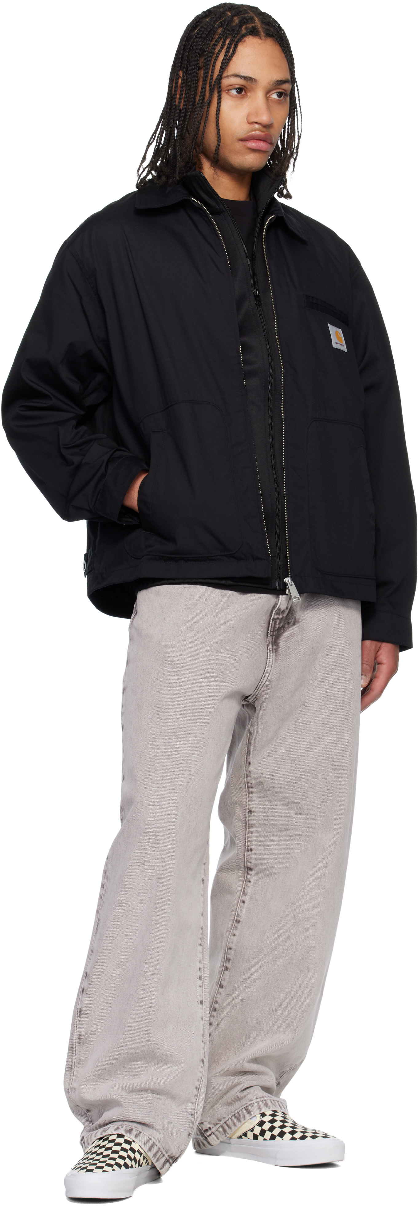 Carhartt Work In Progress - ブラック Postal ジャケット