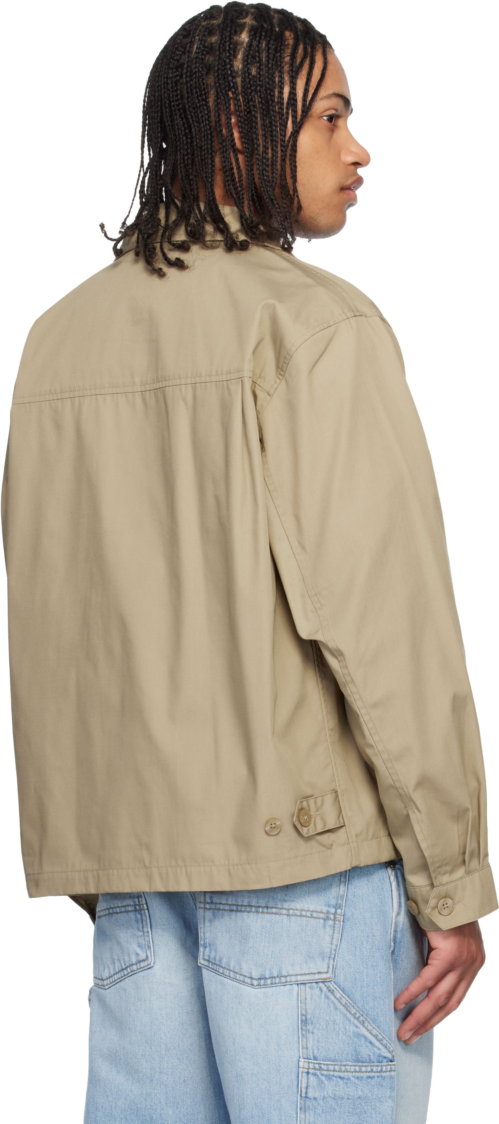 Carhartt Work In Progress: Beige Postal Jacket | SSENSE