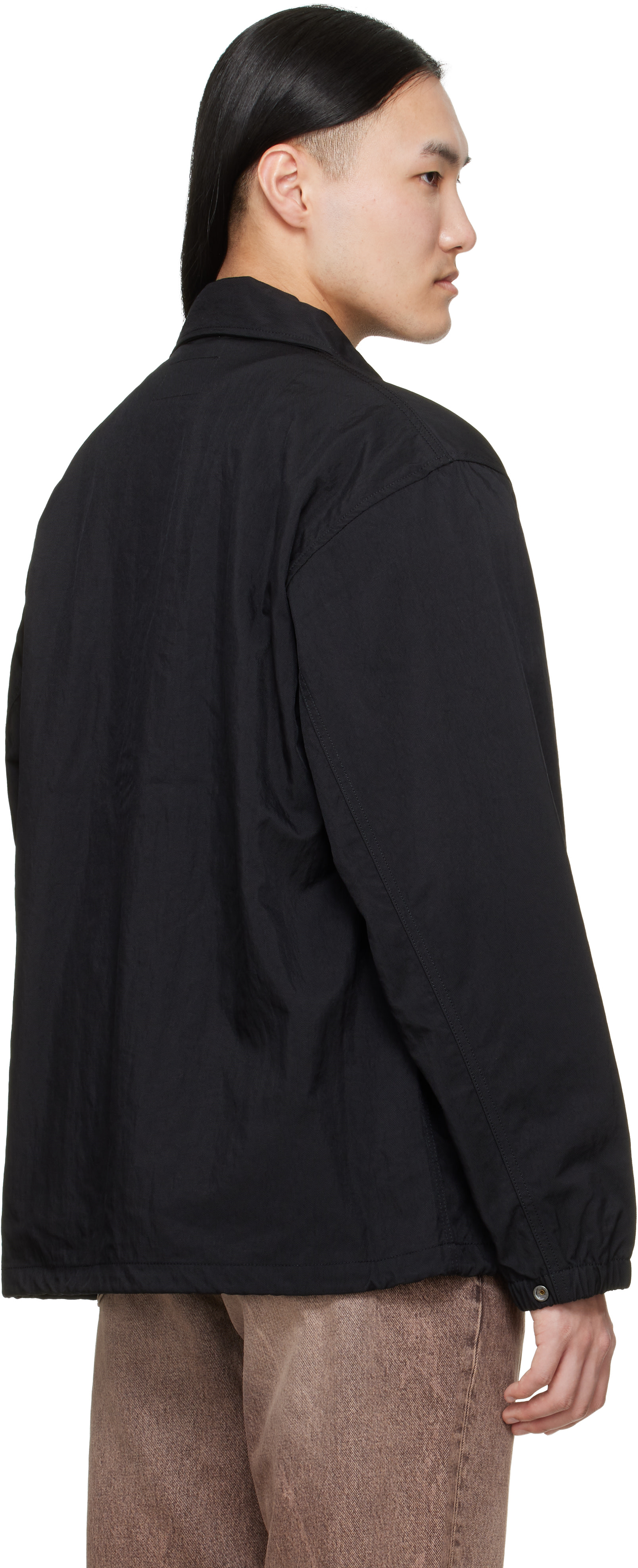 Carhartt Work In Progress - 블랙 에이티나인 코치 재킷