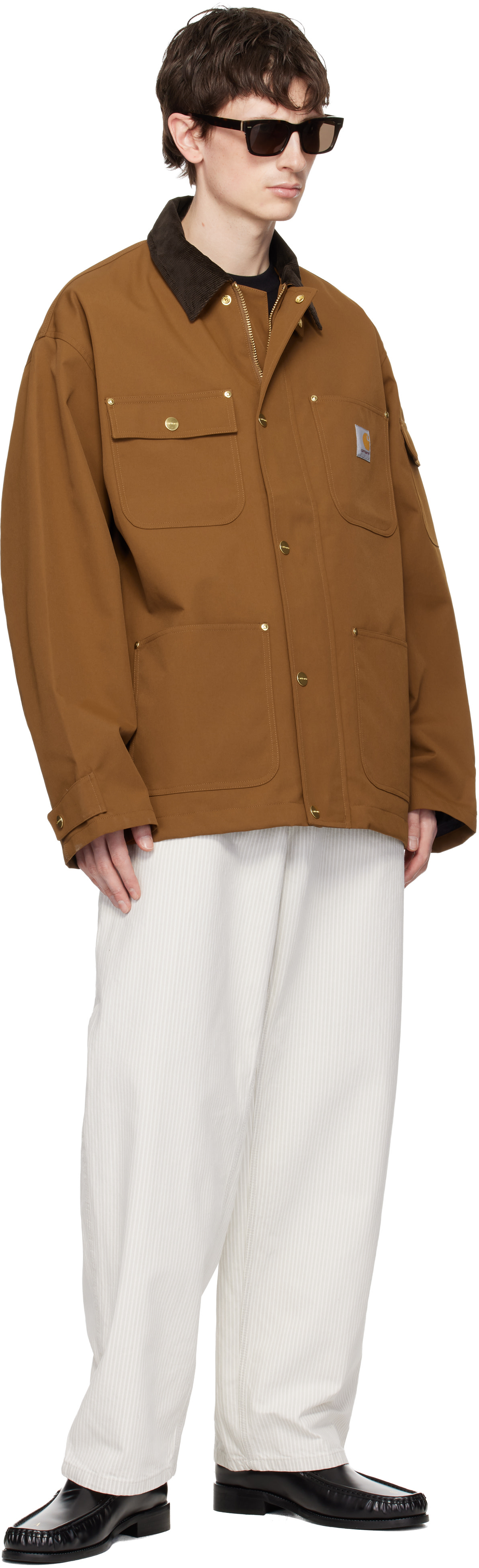Carhartt Work In Progress - Blouson Clapton brun clair