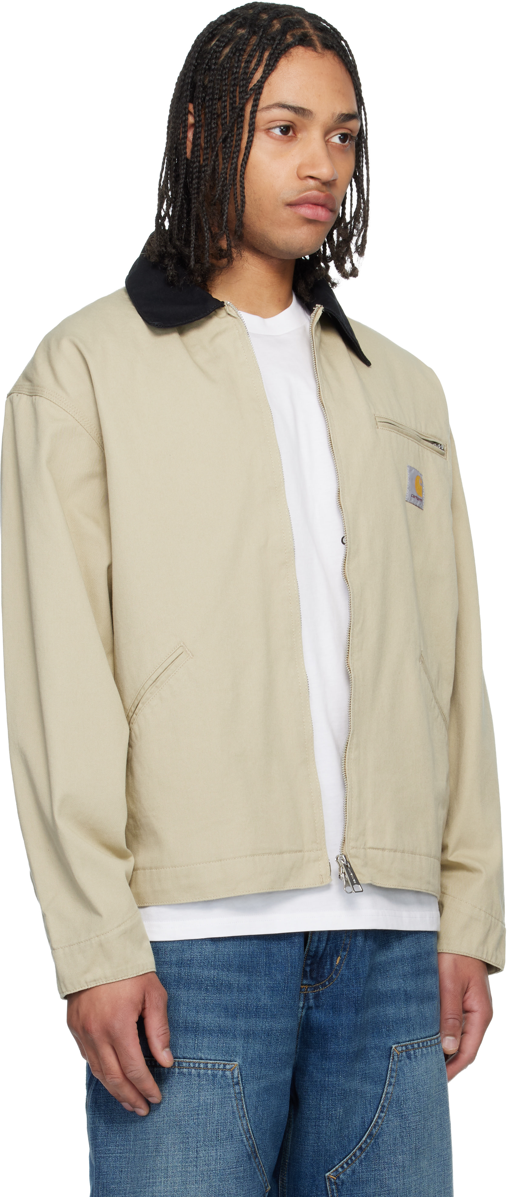 Carhartt Work In Progress: オフホワイト OG Detroit ジャケット