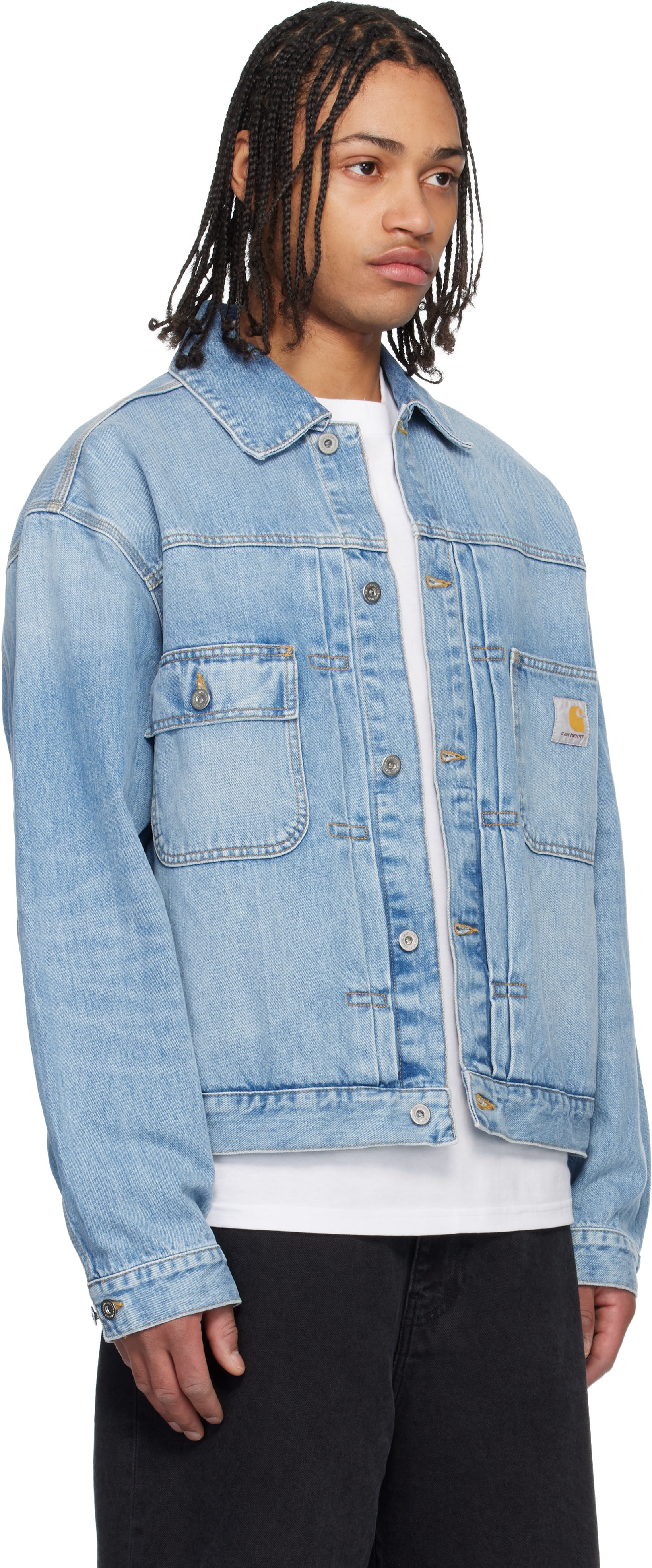 Carhartt デニムブルー ジャケット CARHARTT Denim Active Jacket M/BLUE カーハート デニム アクティブ