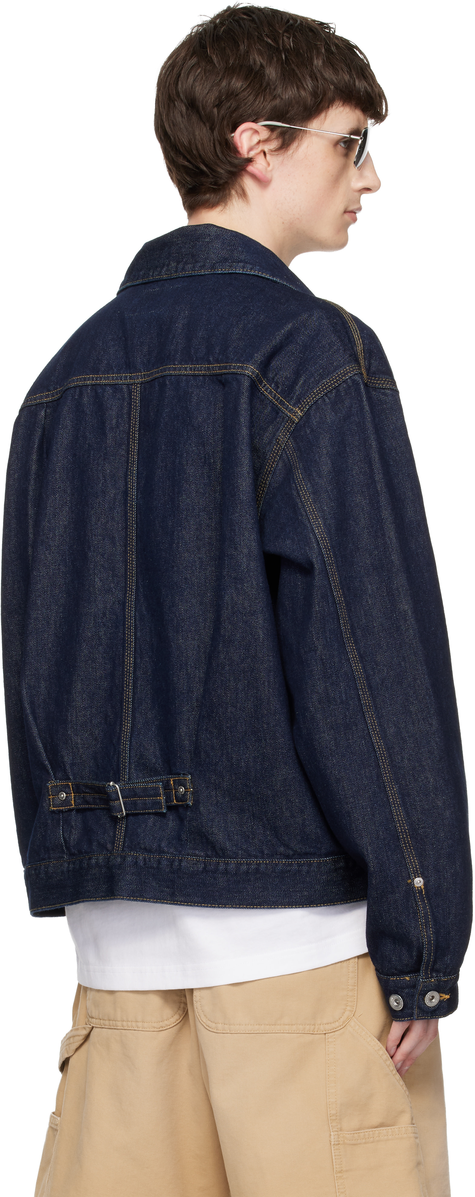 Carhartt Work In Progress: ブルー Belmar デニムジャケット | SSENSE