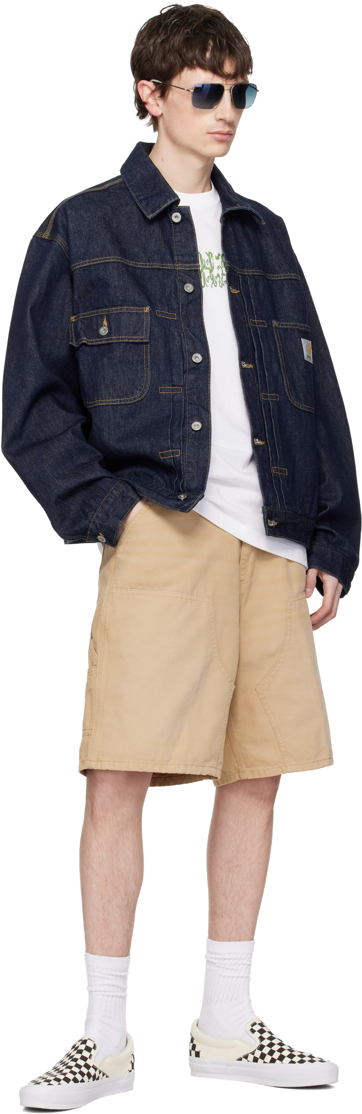 Carhartt Work In Progress - 블루 벨마 데님 재킷