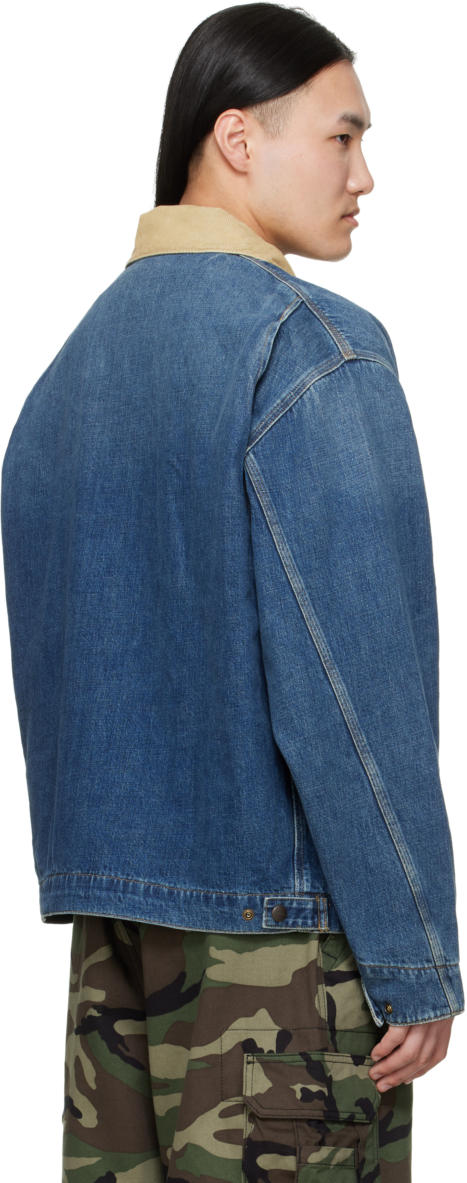 Carhartt Work In Progress - ブルー OG Detroit デニムジャケット