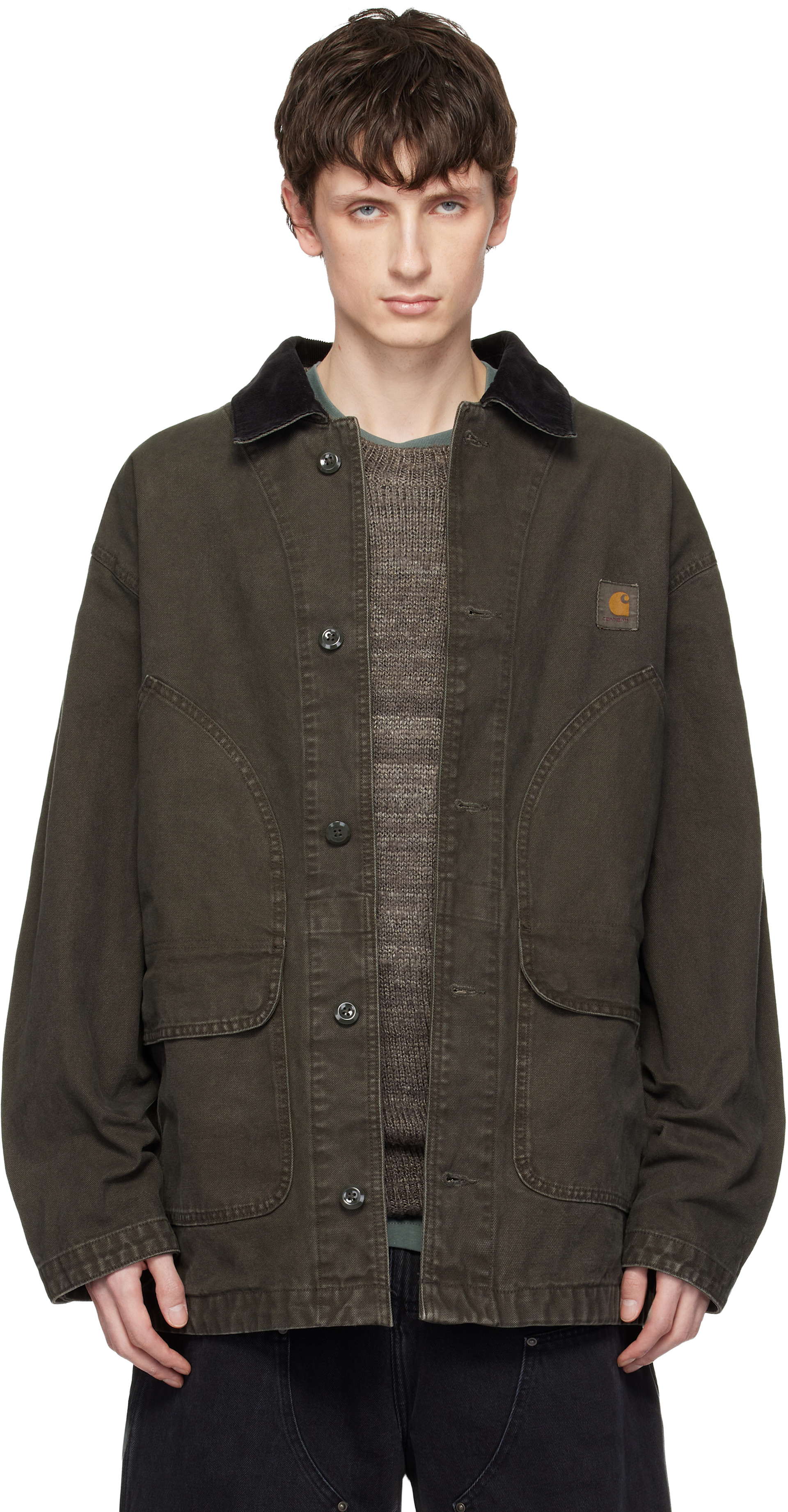 Carhartt Work In Progress - 그린 프레스콧 코트