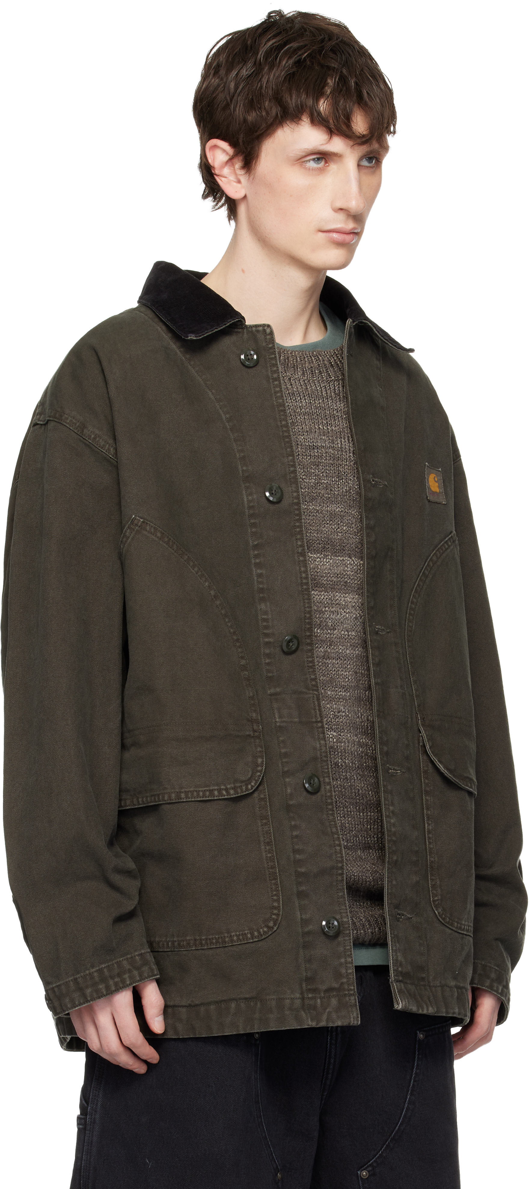 Carhartt Work In Progress - 그린 프레스콧 코트