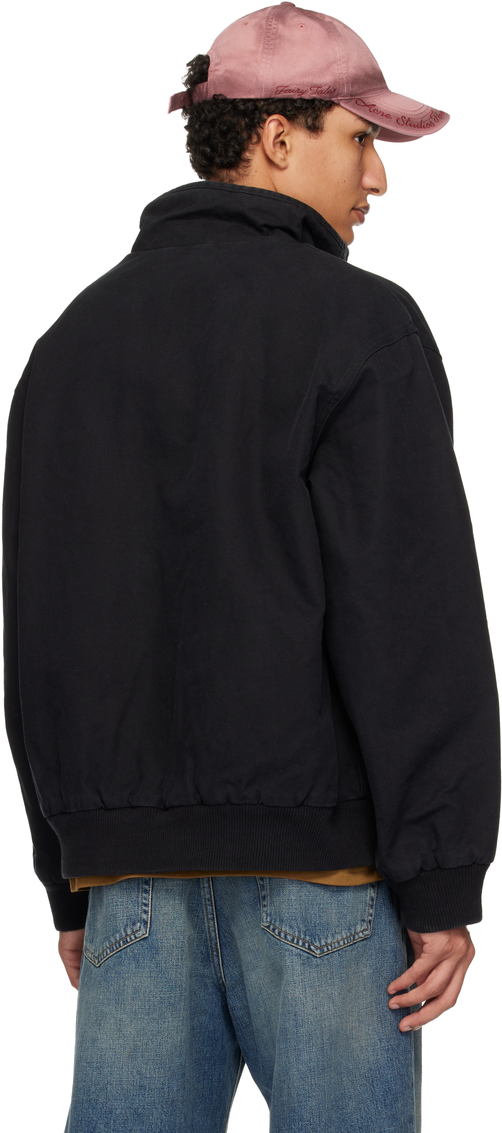 Carhartt Work In Progress - 블랙 라본 재킷