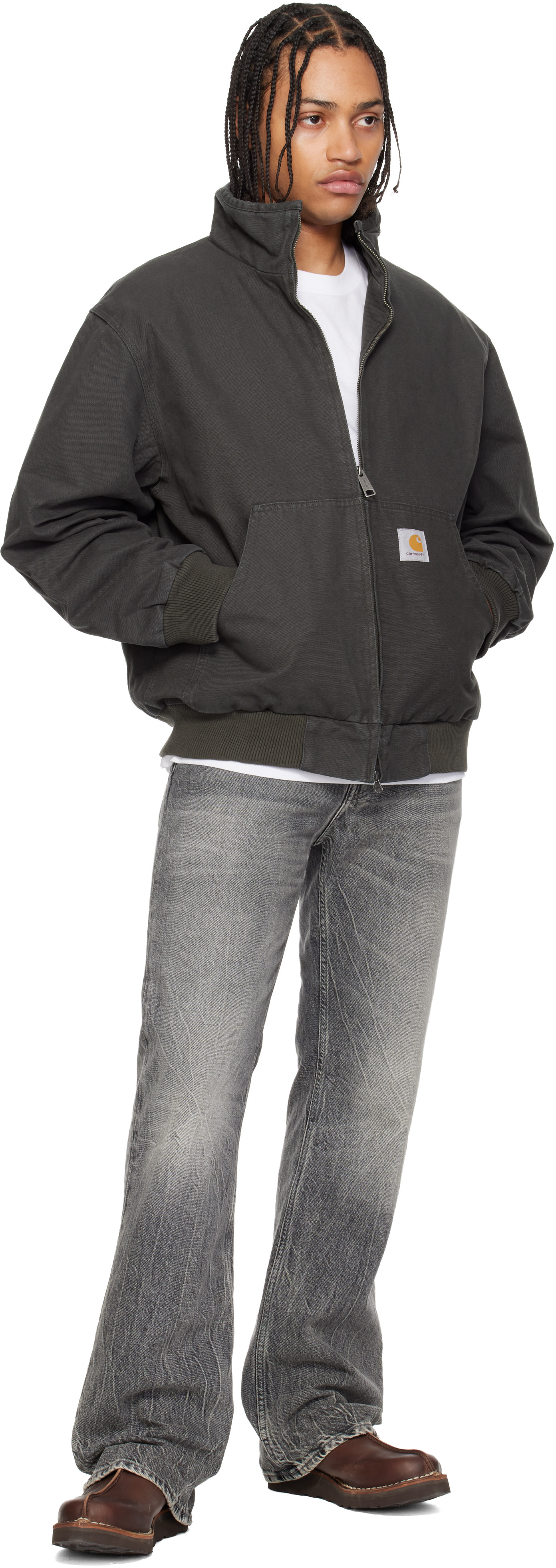 Carhartt Work In Progress - Blouson Ravon kaki