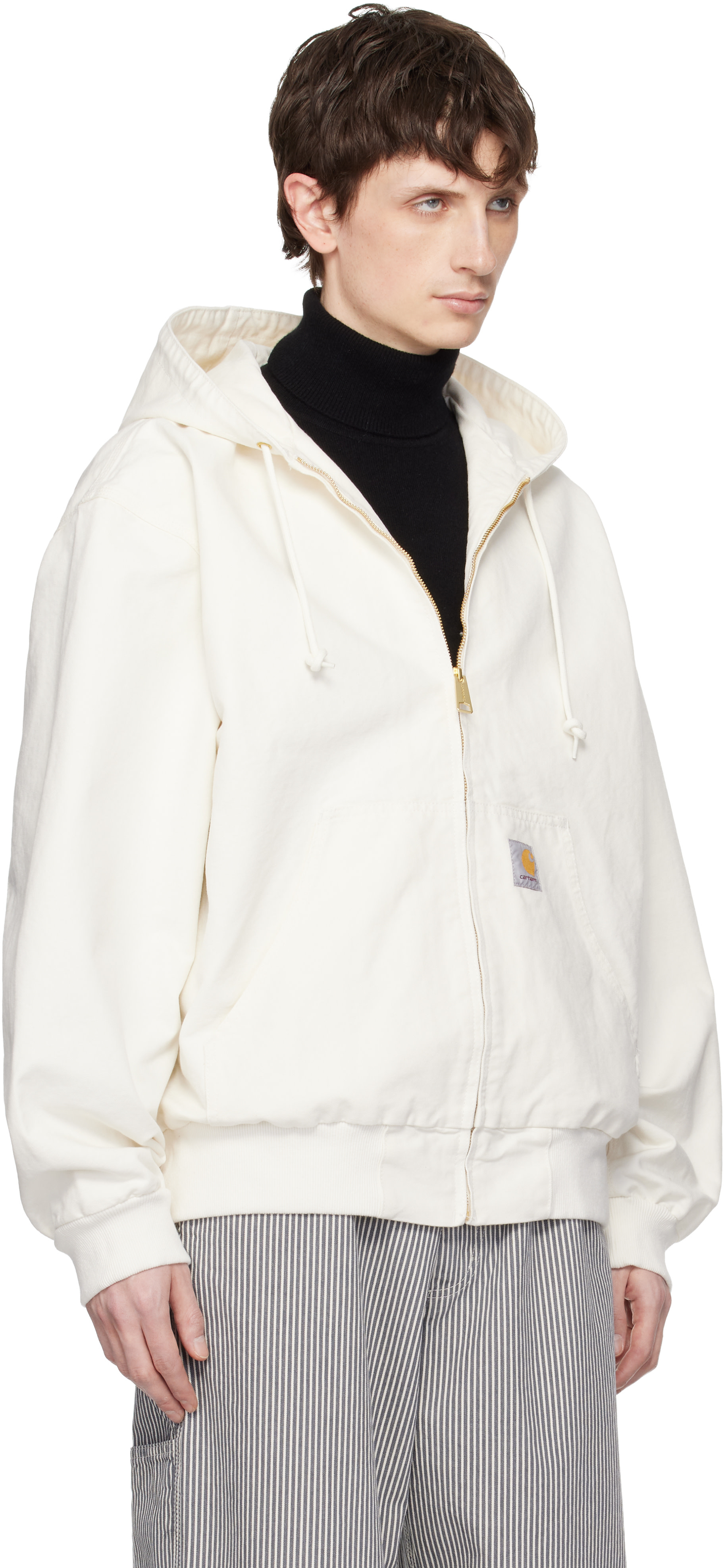 Carhartt Work In Progress - 화이트 OG 액티브 재킷